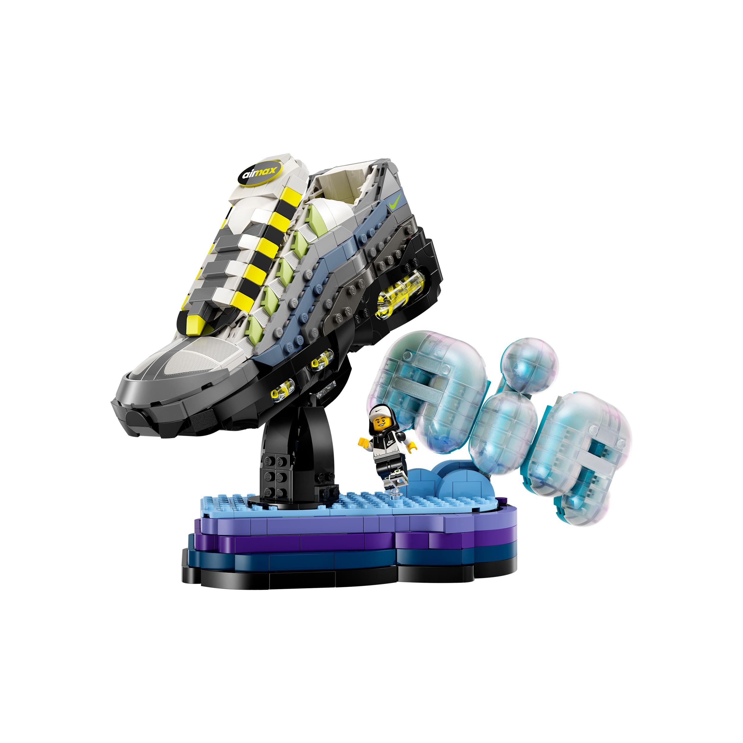 Nike Unisex Air Max 95 x LEGOÂ® Set Sneaker-Building Kit with Exclusive Minifigure by NIKE