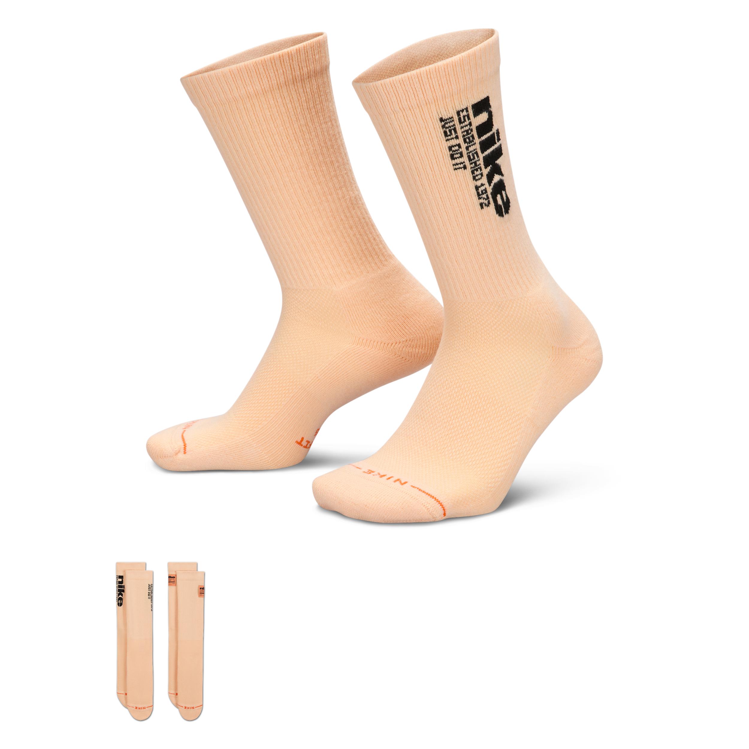 Nike Unisex Everyday Elevated Crew Socks (2 Pairs) by NIKE