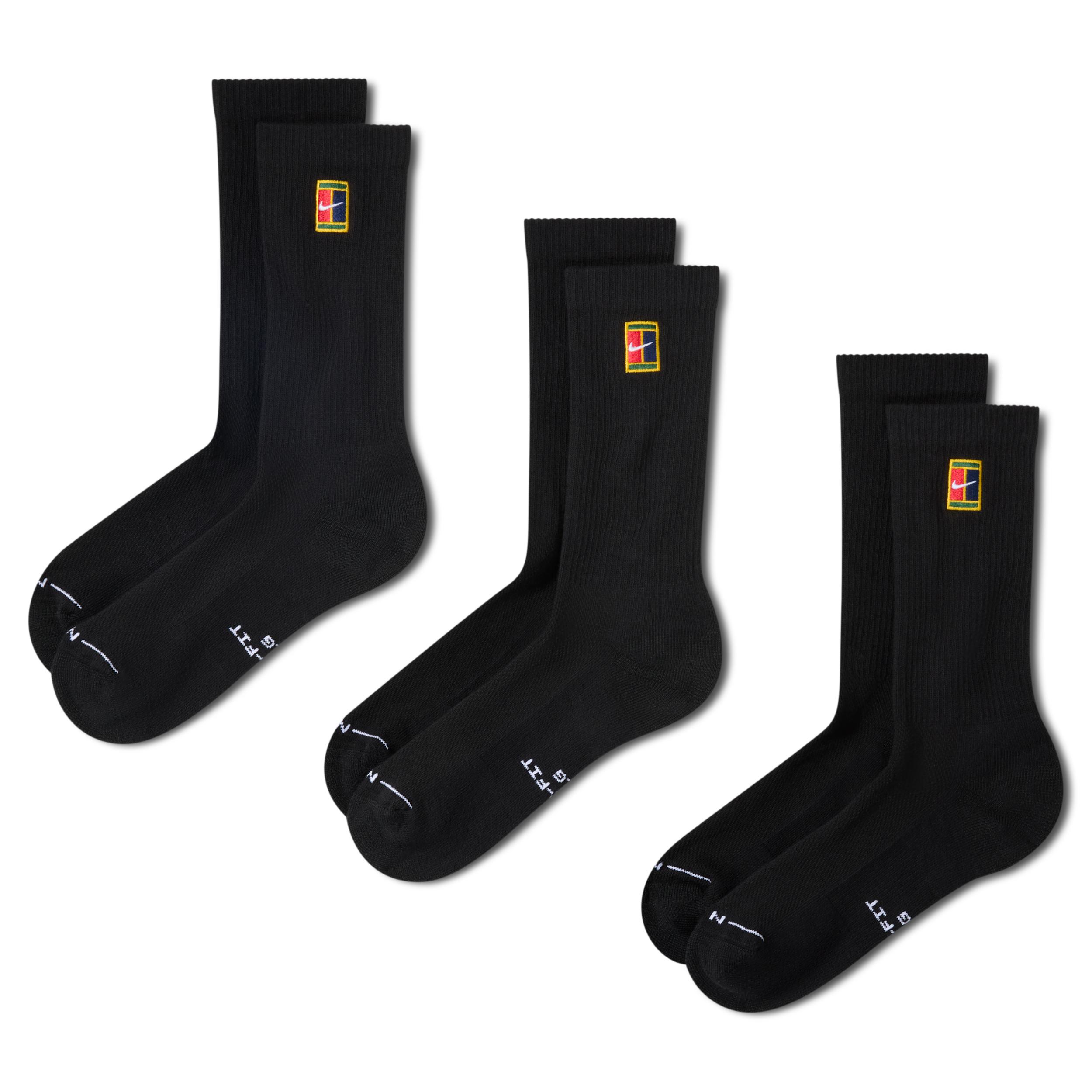 Nike Unisex Everyday Elevated Crew Socks (3 Pairs) by NIKE