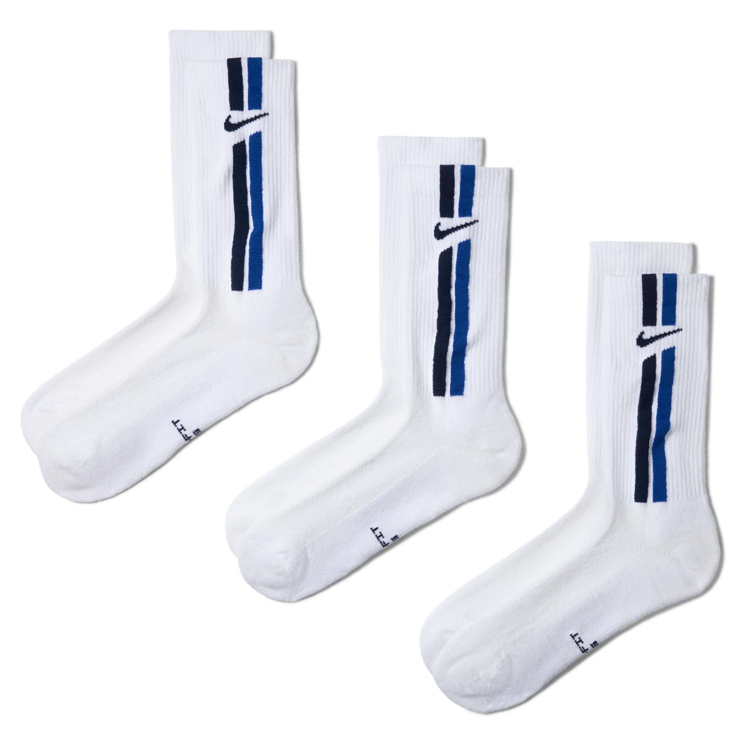 Nike Unisex Everyday Elevated Crew Socks (3 Pairs) by NIKE