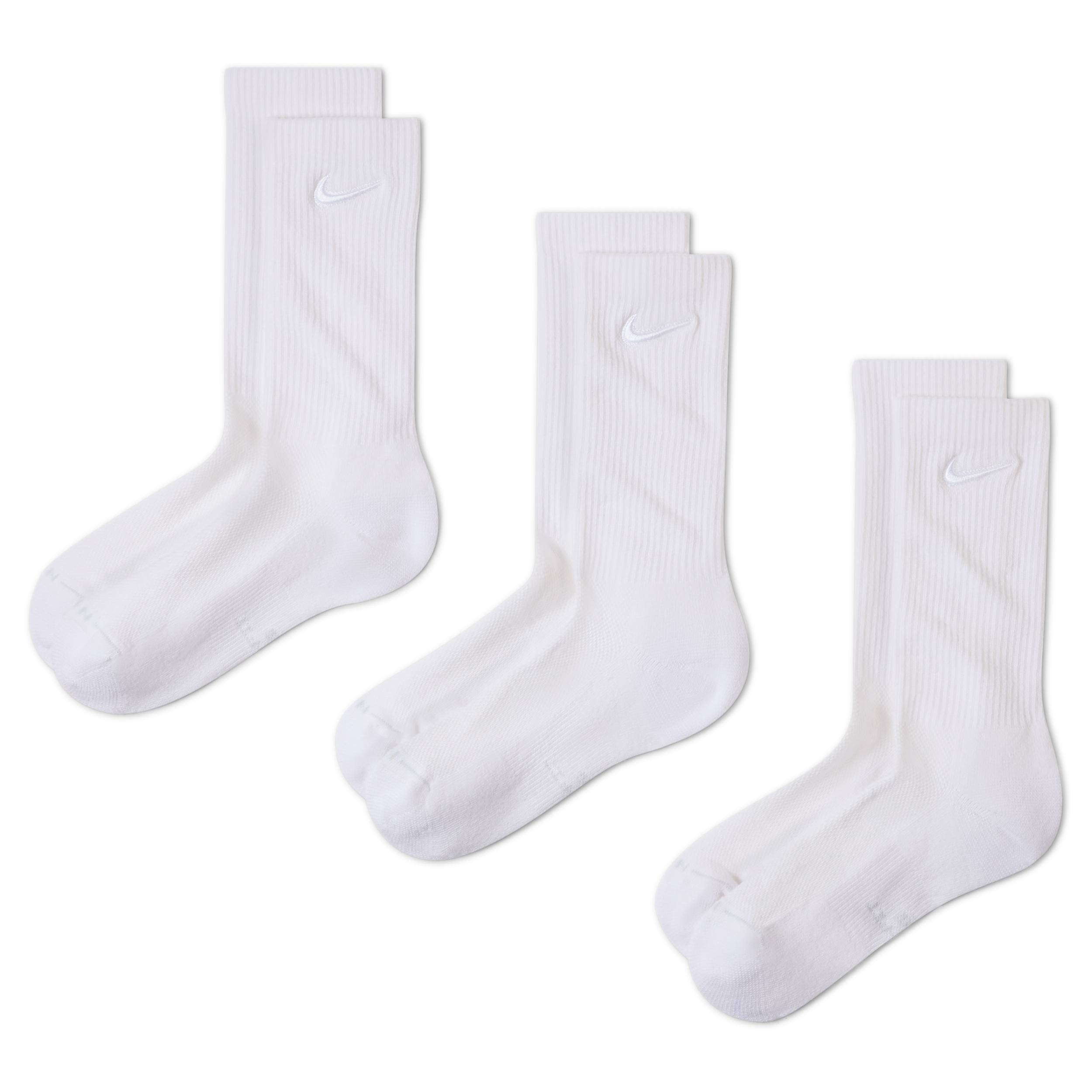 Nike Unisex Everyday Elevated Crew Socks (3 Pairs) by NIKE