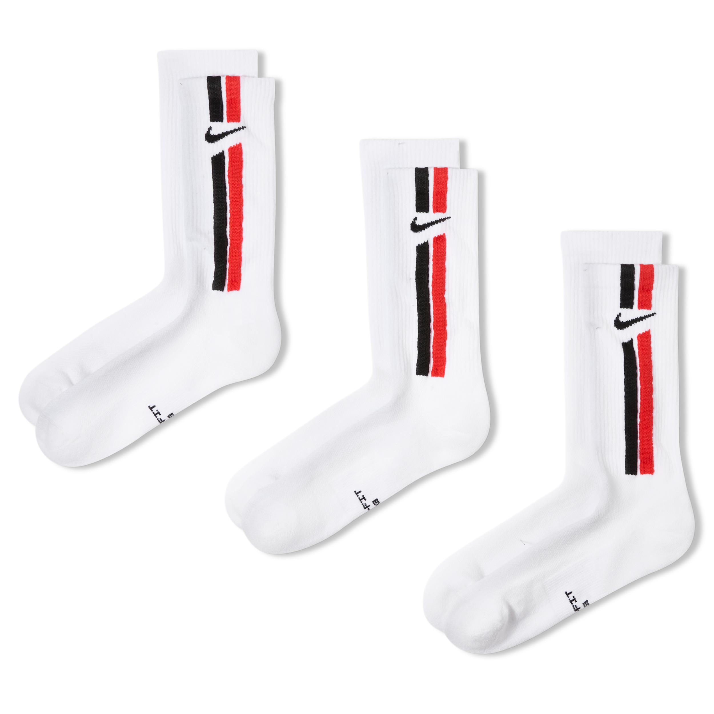 Nike Unisex Everyday Elevated Crew Socks (3 Pairs) by NIKE