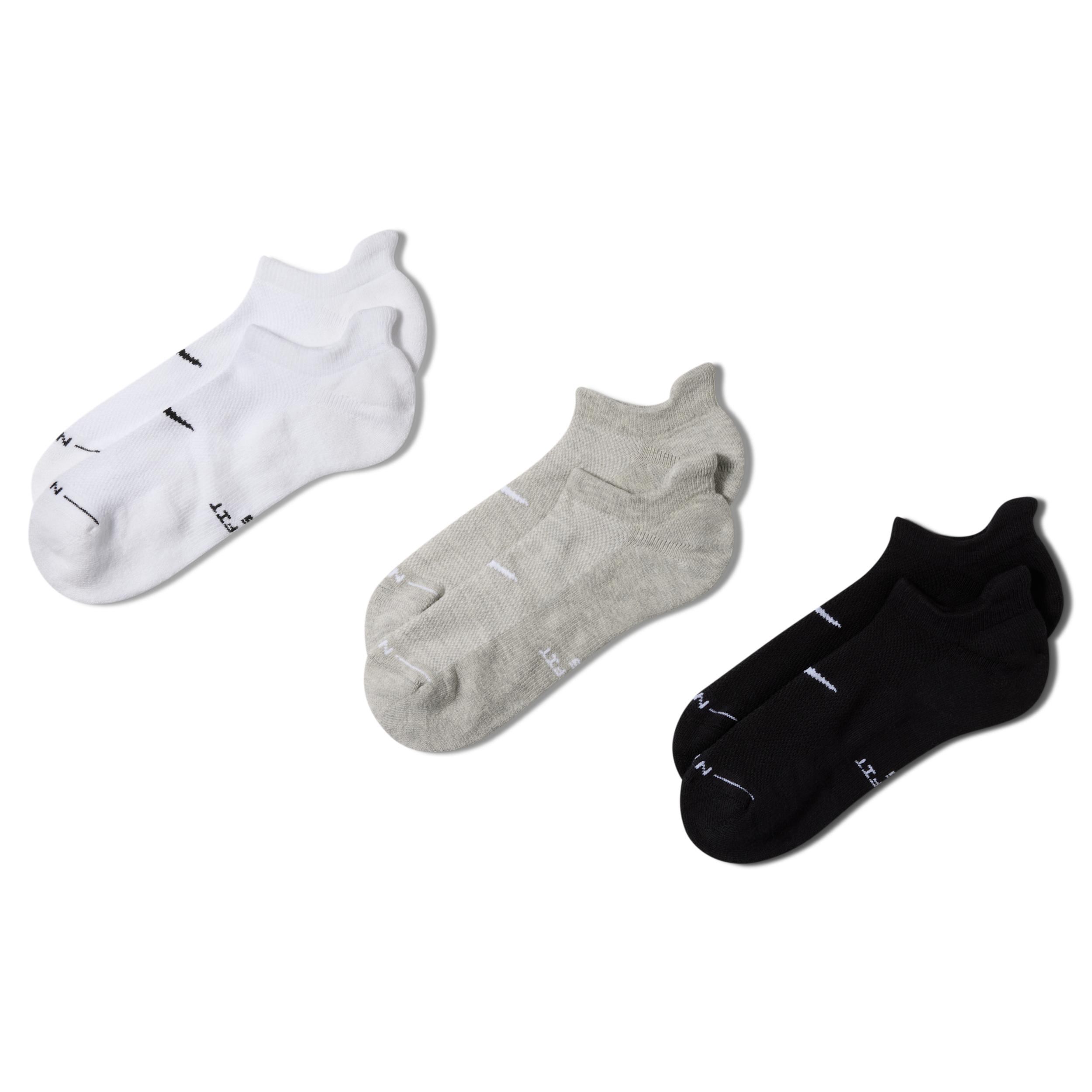 Nike Unisex Everyday Elevated No-Show Socks (3 Pairs) by NIKE