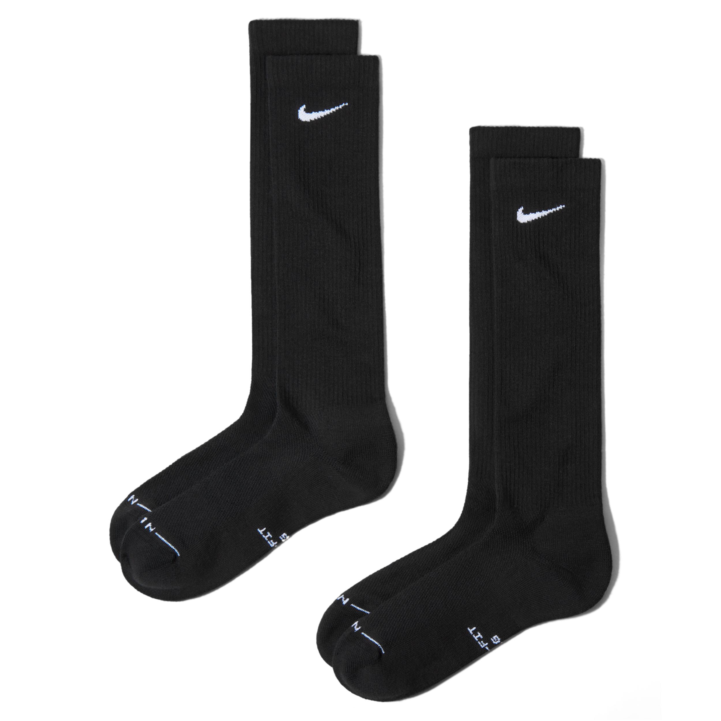 Nike Unisex Everyday Elevated Over-the-Calf Socks (2 Pairs) by NIKE