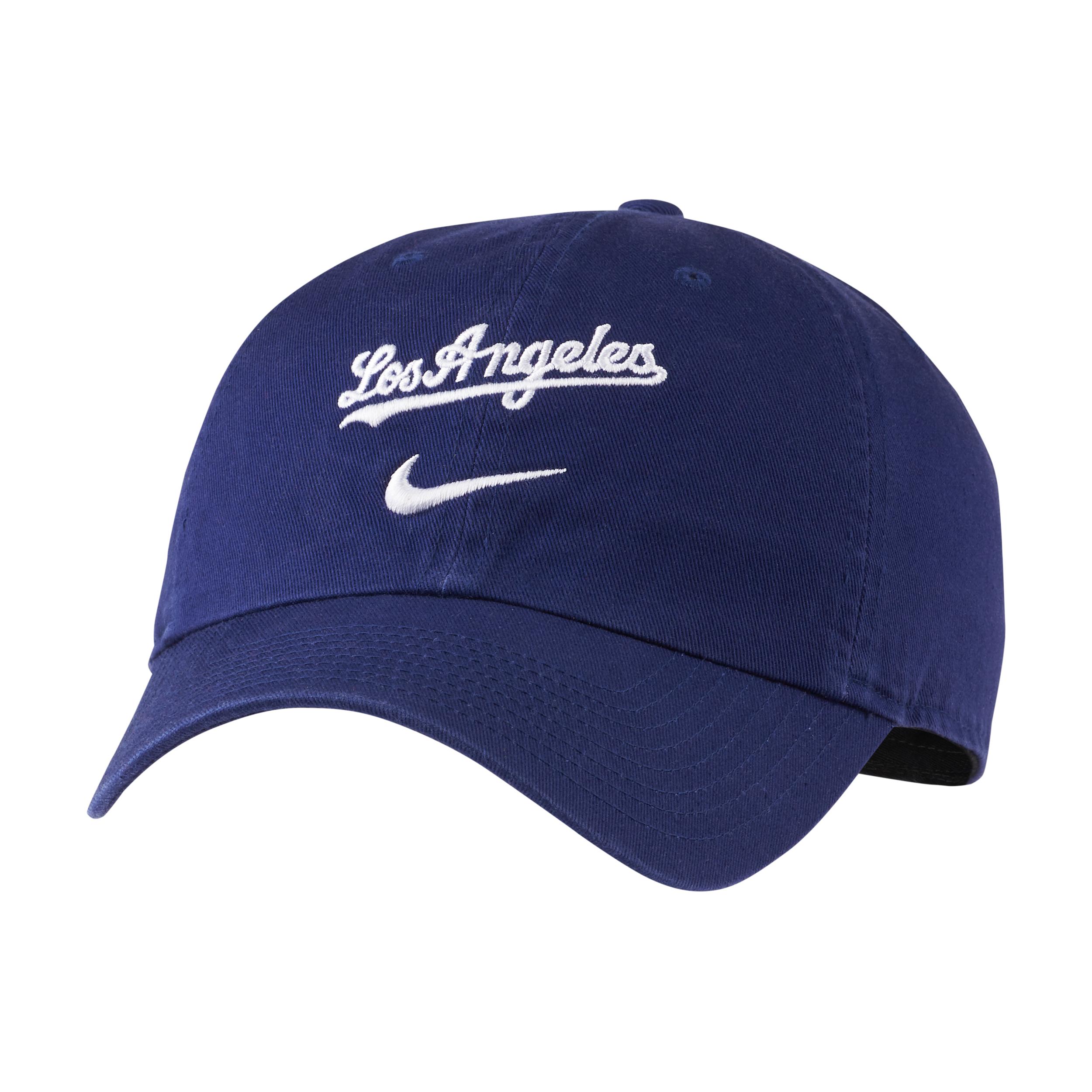 Nike Unisex Heritage86 Swoosh (MLB Los Angeles Dodgers) Adjustable Hat by NIKE