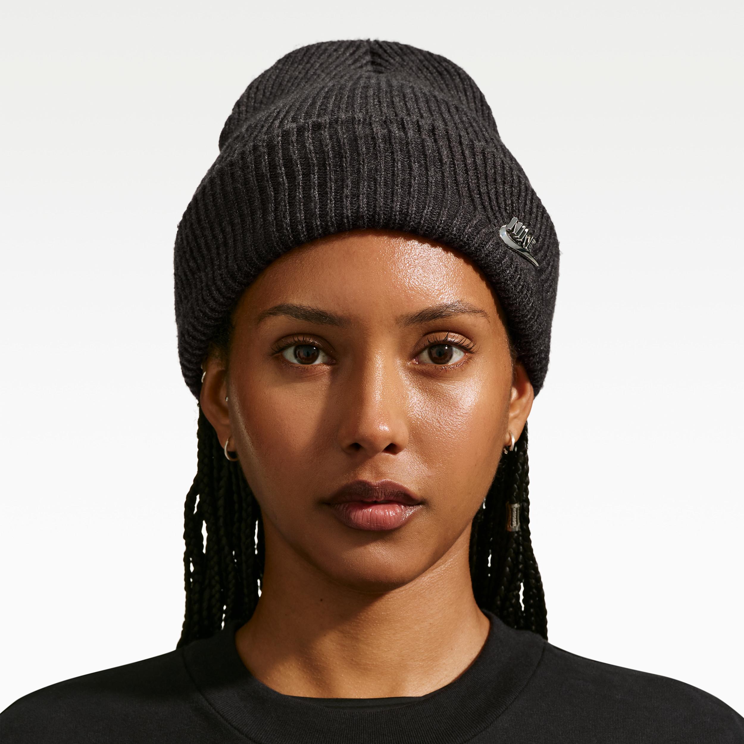 Nike Unisex Peak Tall-Cuff Metal Futura Beanie by NIKE