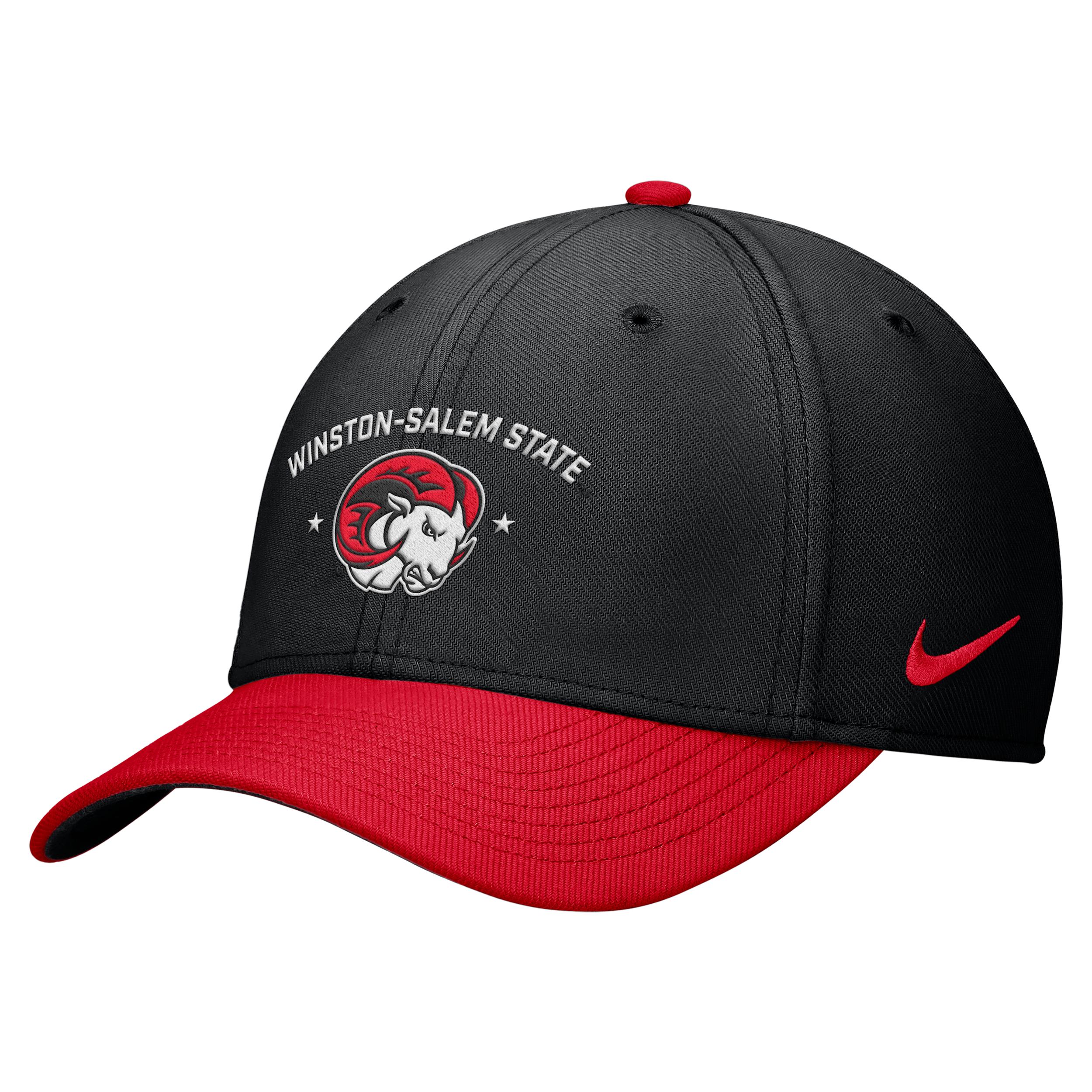 Nike Unisex Rise College (Winston-Salem State University) Dri-FIT SwooshFlex Cap by NIKE