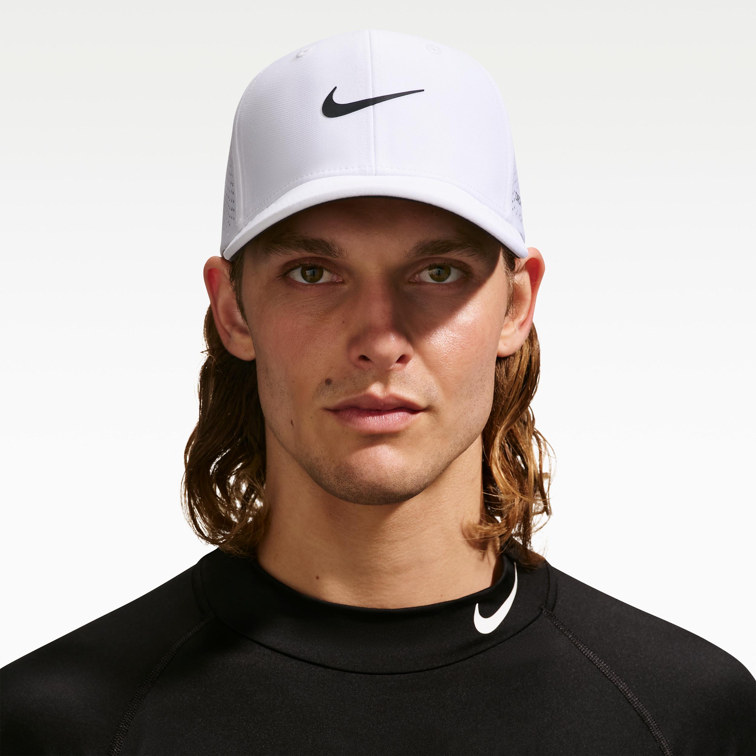 Nike Unisex Rise Dri-FIT ADV SwooshFlex Structured Golf Cap by NIKE