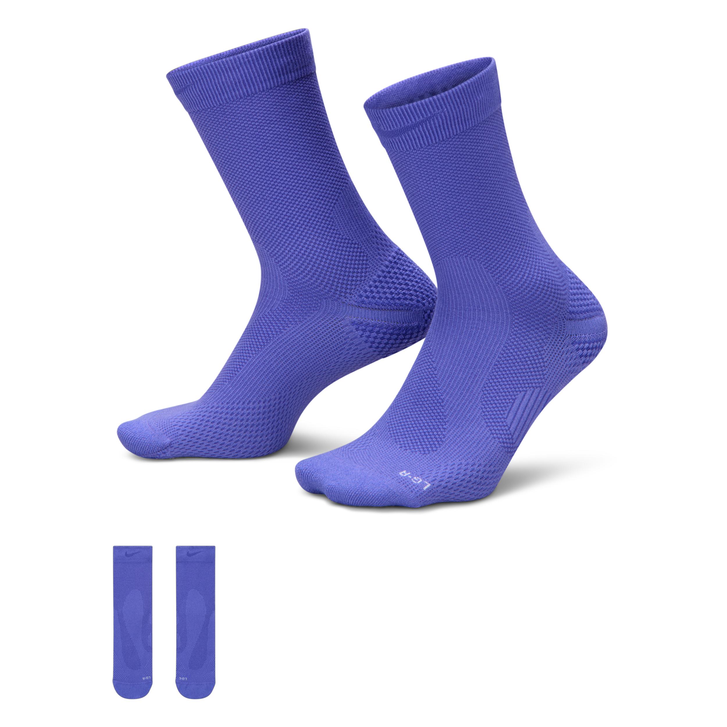 Nike Unisex Run Lightweight Running Crew Socks (1 Pair) by NIKE