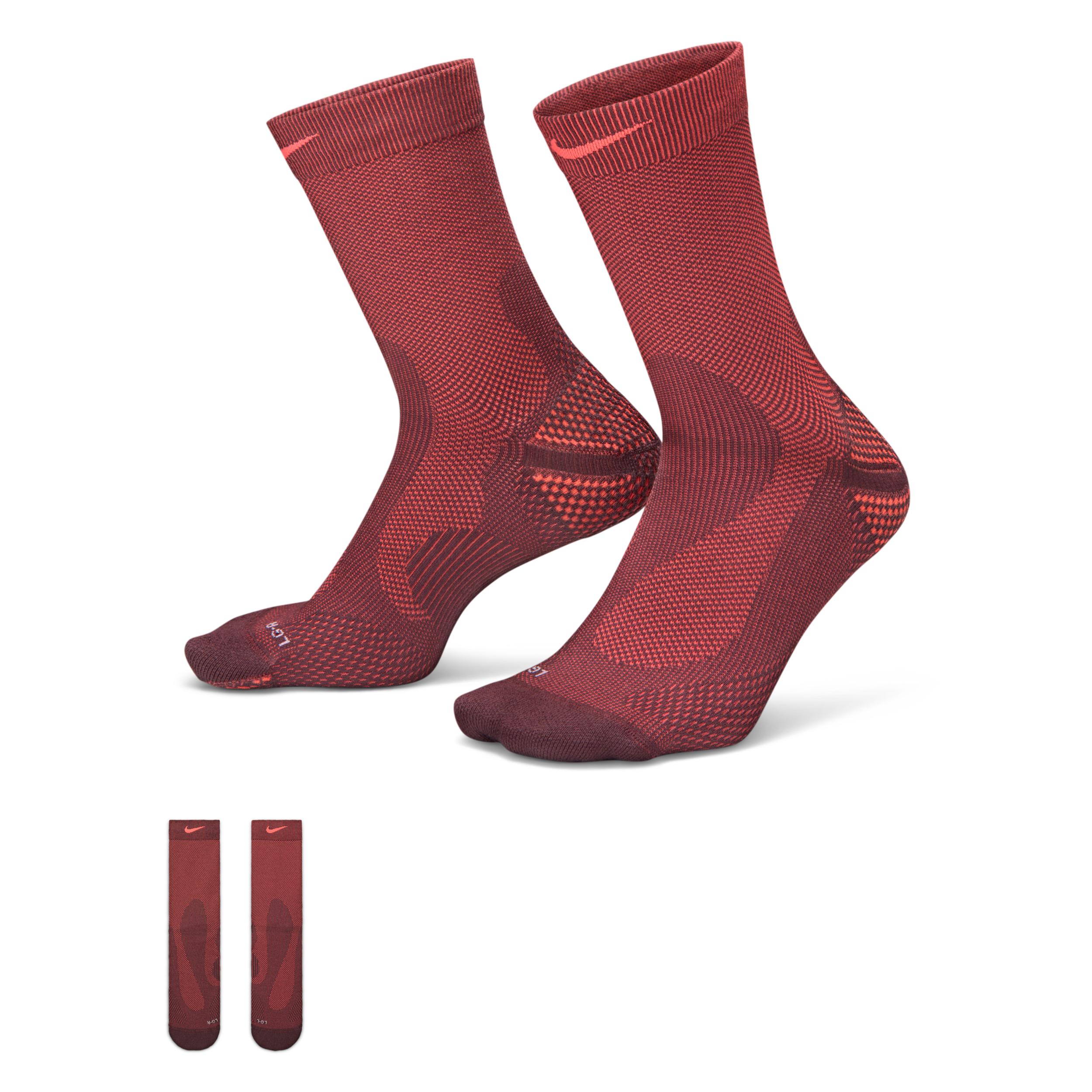 Nike Unisex Run Lightweight Running Crew Socks (1 Pair) by NIKE
