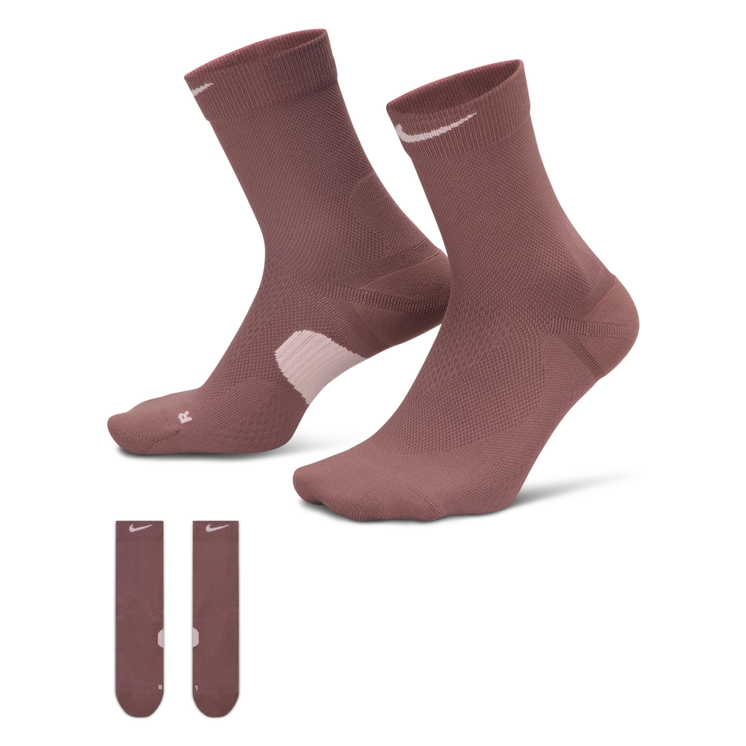 Nike Unisex Run Midweight Running Crew Socks (1 Pair) by NIKE
