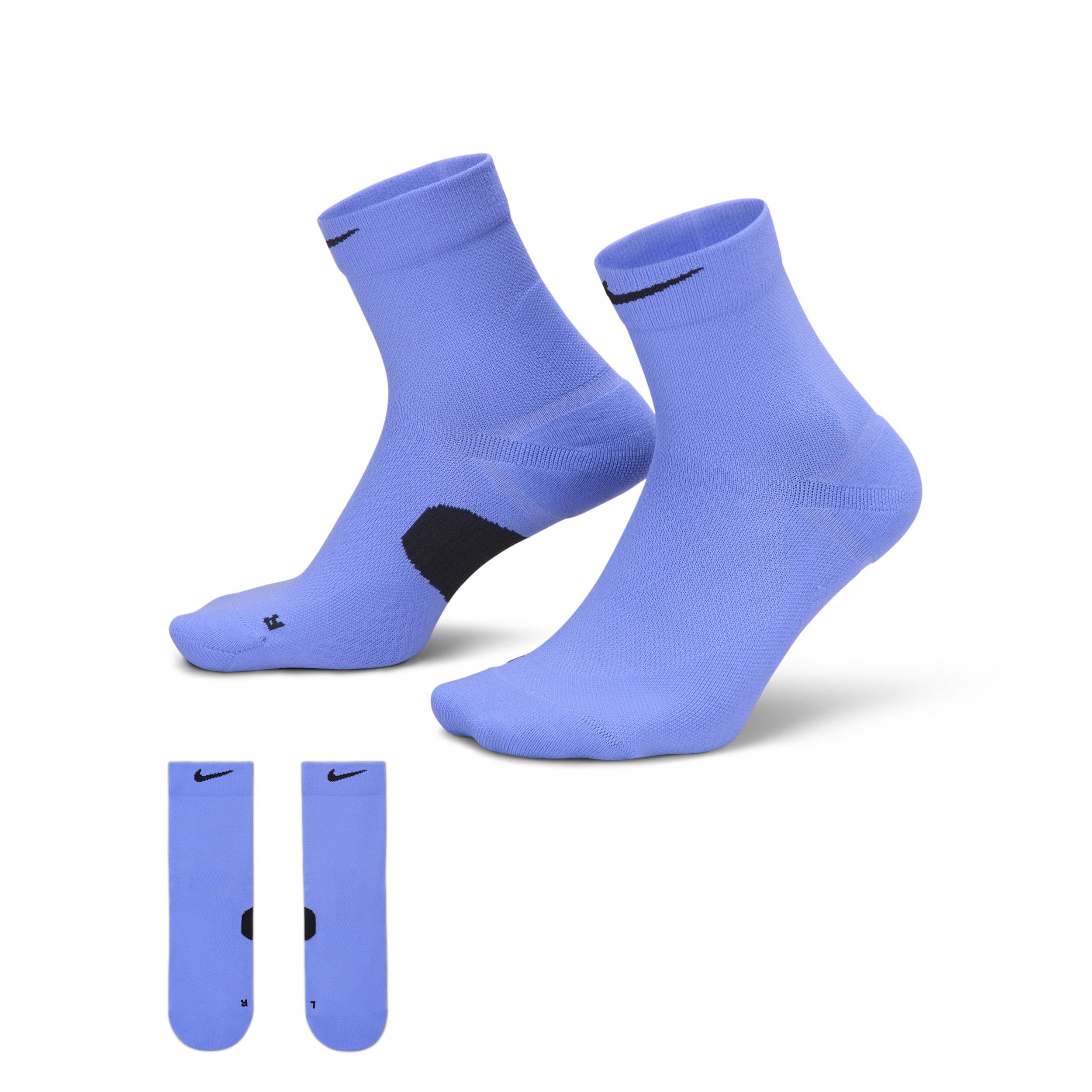 Nike Unisex Run Midweight Running Micro-Crew Socks (1 Pair) by NIKE