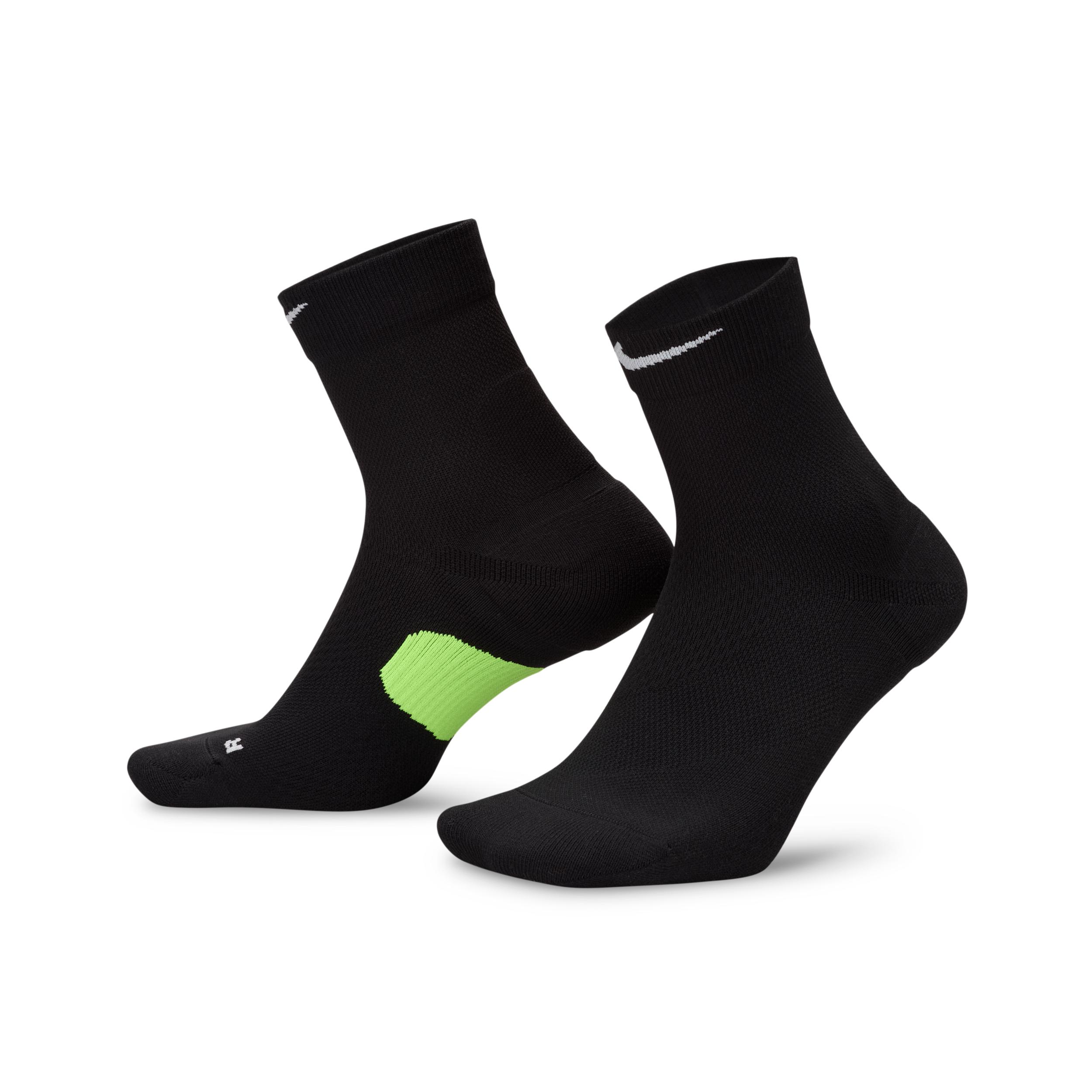 Nike Unisex Run Midweight Running Micro-Crew Socks (1 Pair) by NIKE