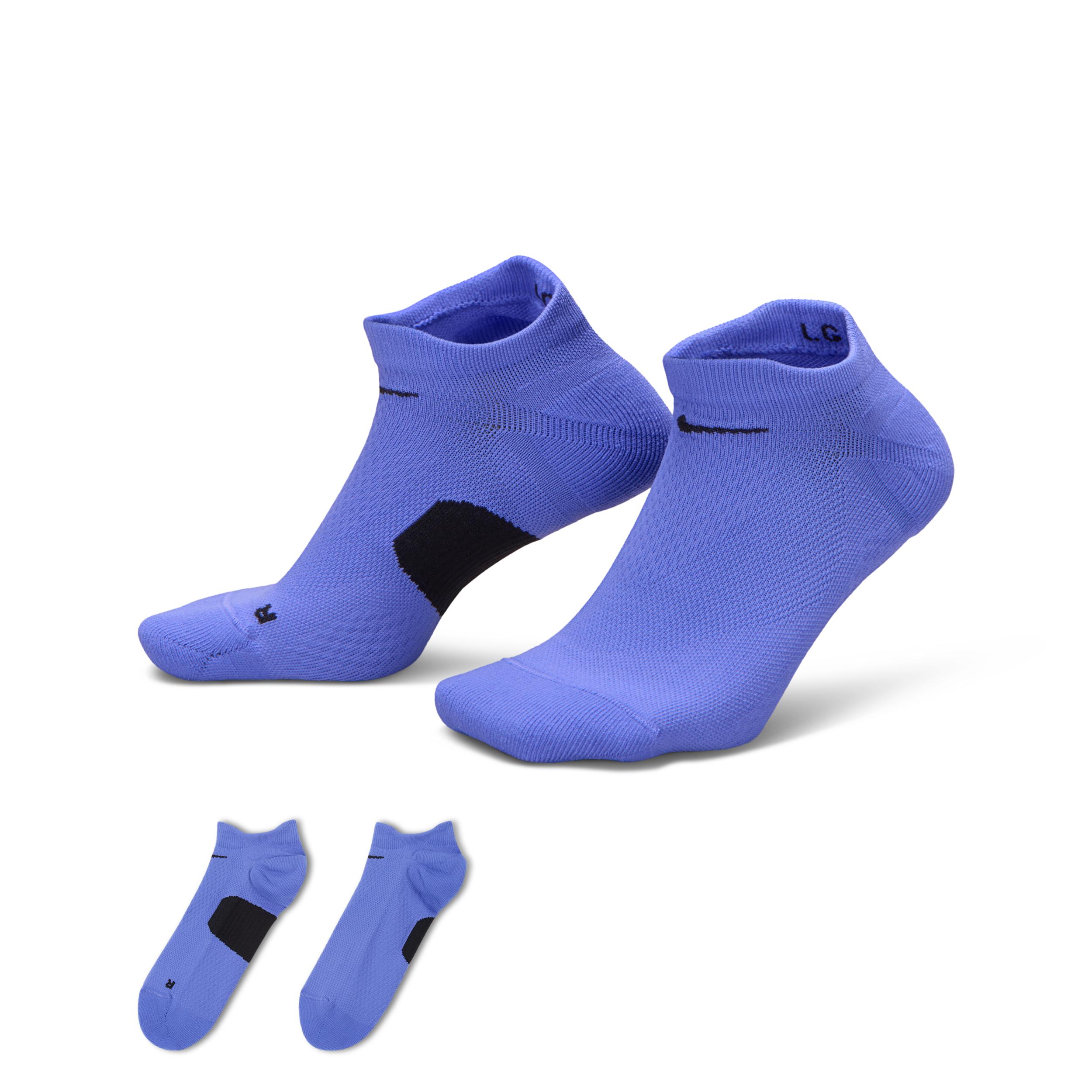 Nike Unisex Run Midweight Running No-Show Socks (1 Pair) by NIKE