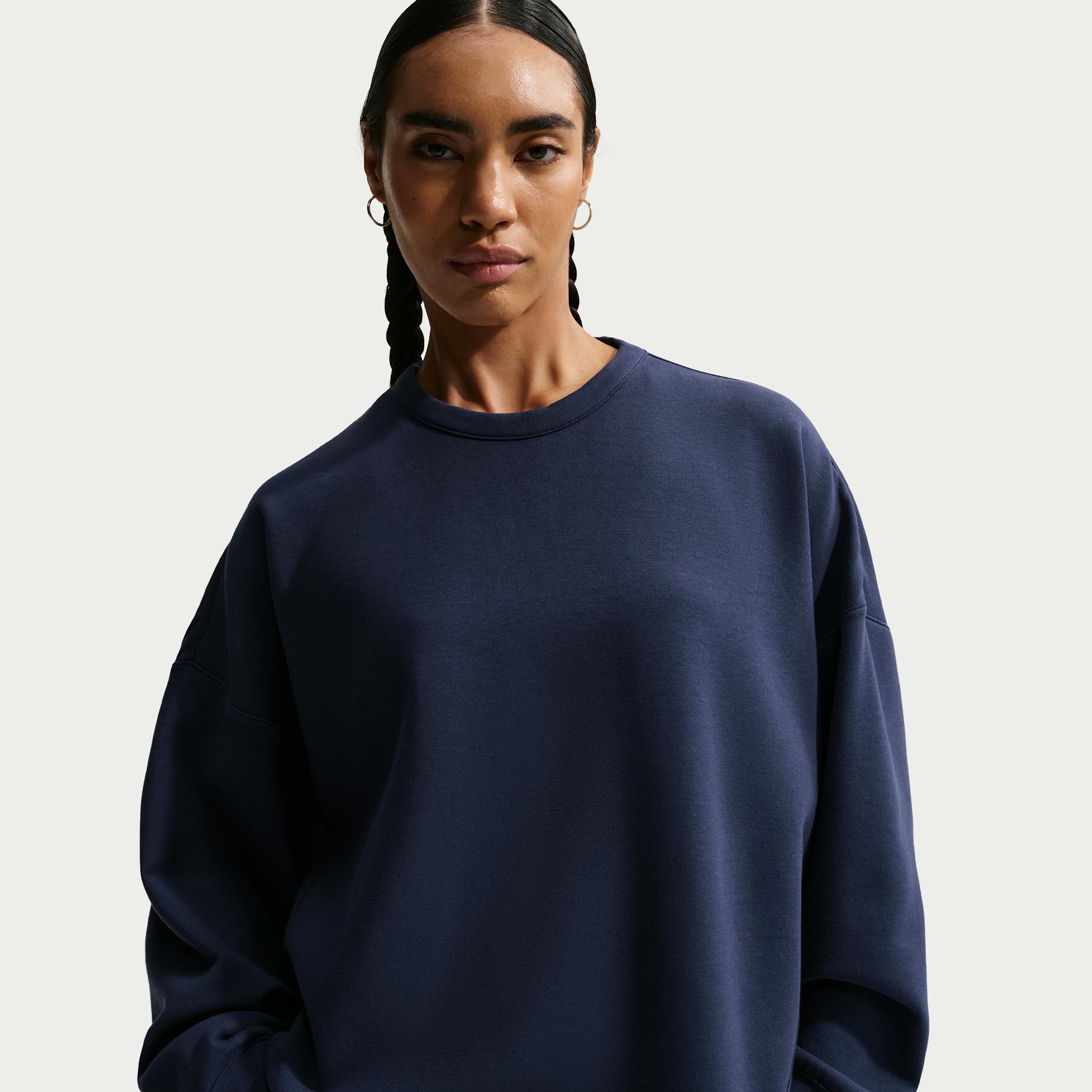 Nike Women's 24.7 ImpossiblySoft Dri-FIT Oversized Crew-Neck Top by NIKE