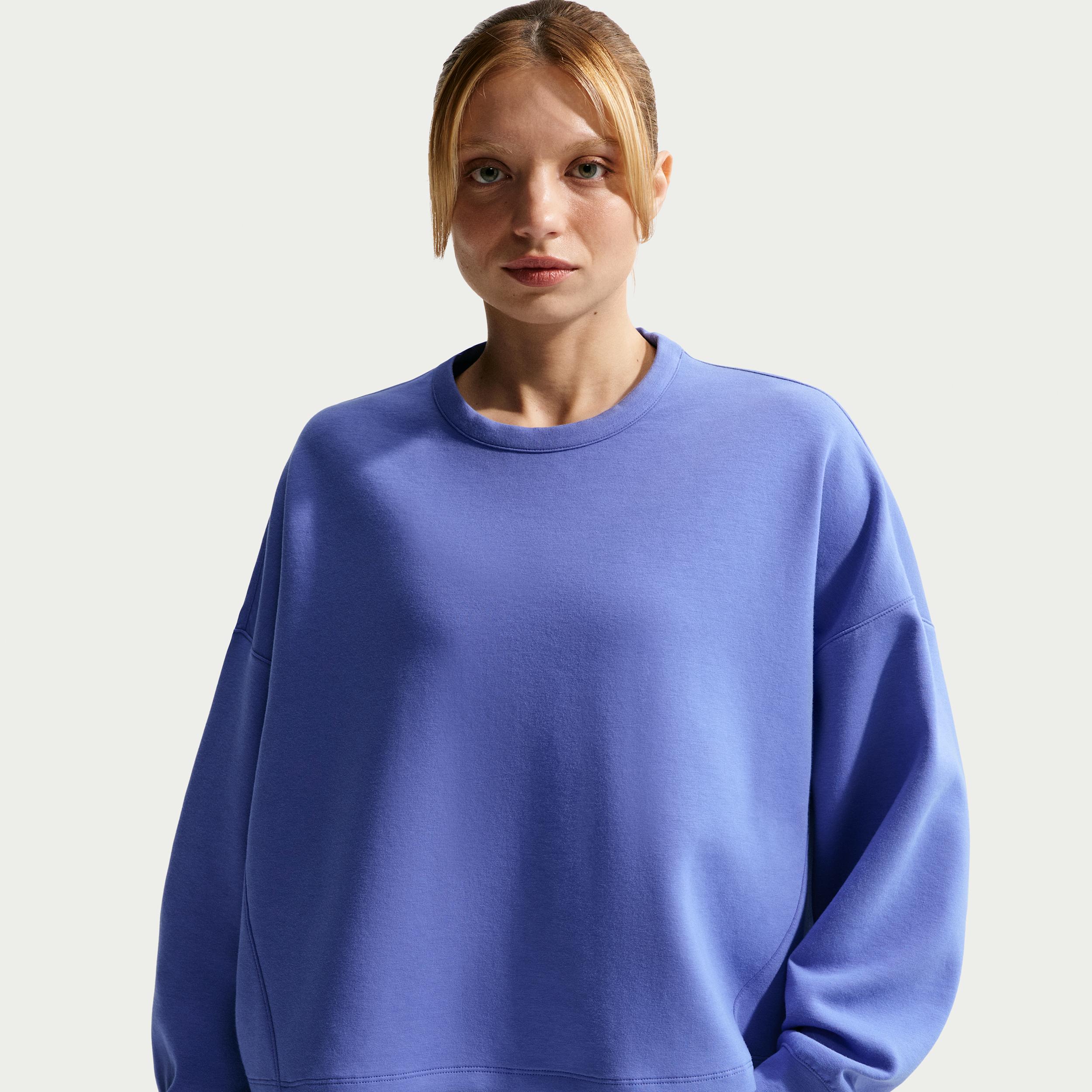 Nike Women's 24.7 ImpossiblySoft Dri-FIT Oversized Crew-Neck Top by NIKE