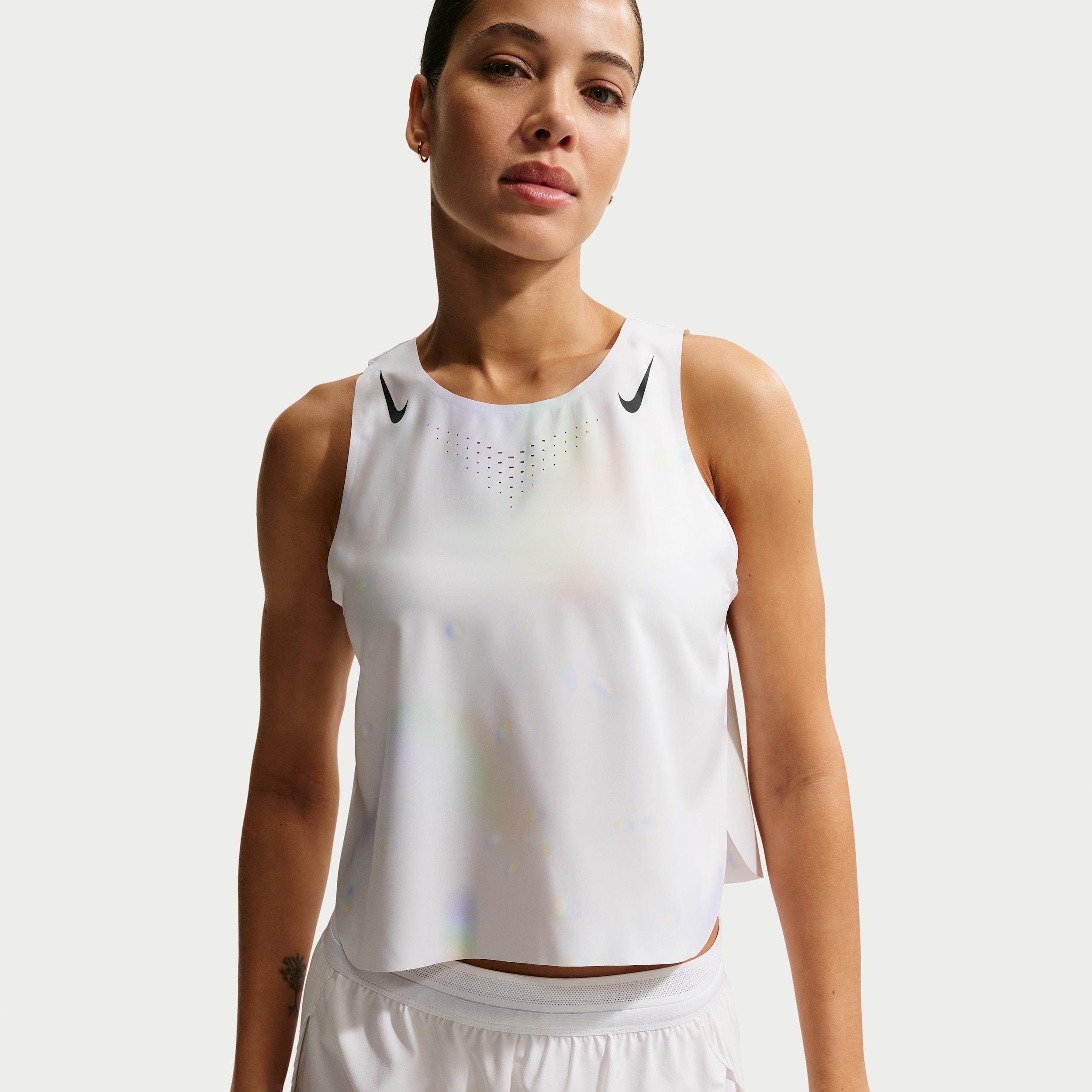 Nike Women's AeroSwift Dri-FIT ADV Cropped Running Tank Top by NIKE