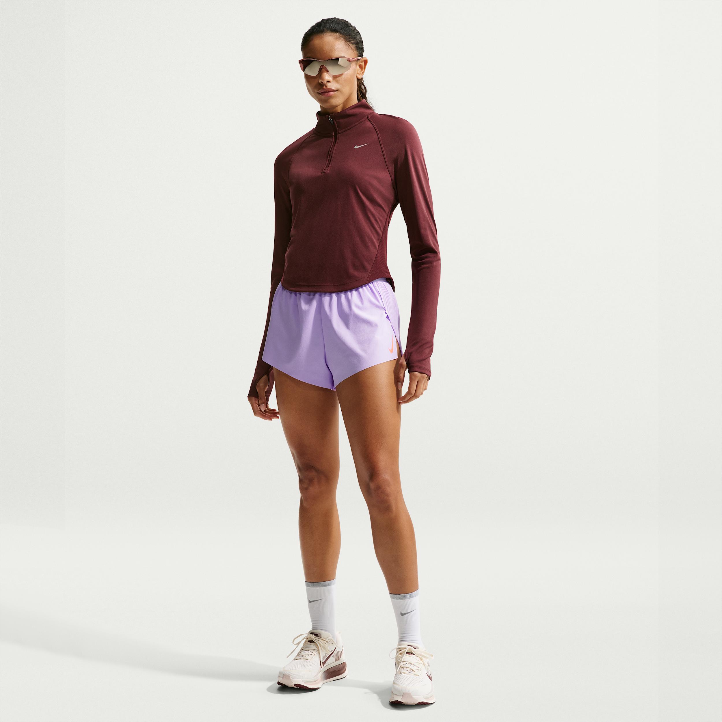 Nike Women's AeroSwift Dri-FIT ADV Mid-Rise 3" Brief-Lined Running Shorts by NIKE