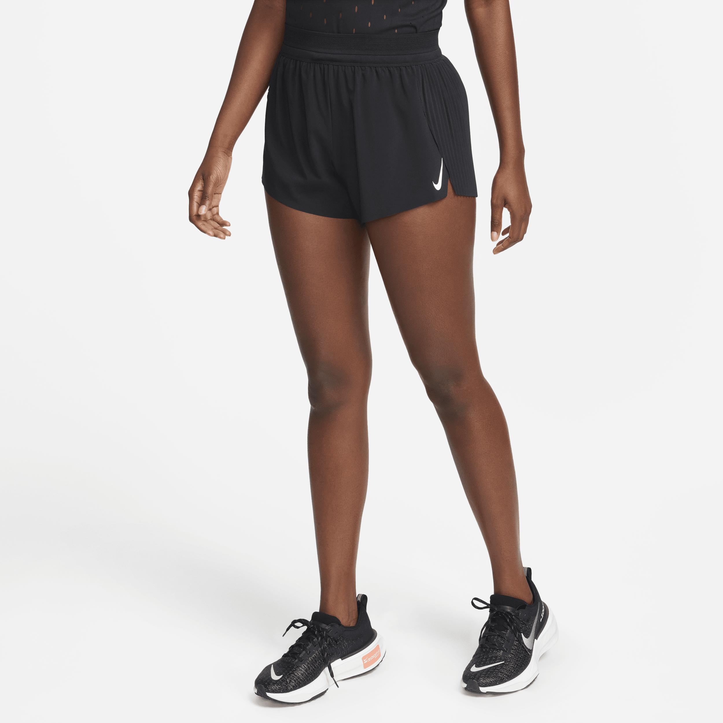 Nike Women's AeroSwift Dri-FIT ADV Mid-Rise 3" Brief-Lined Running Shorts by NIKE