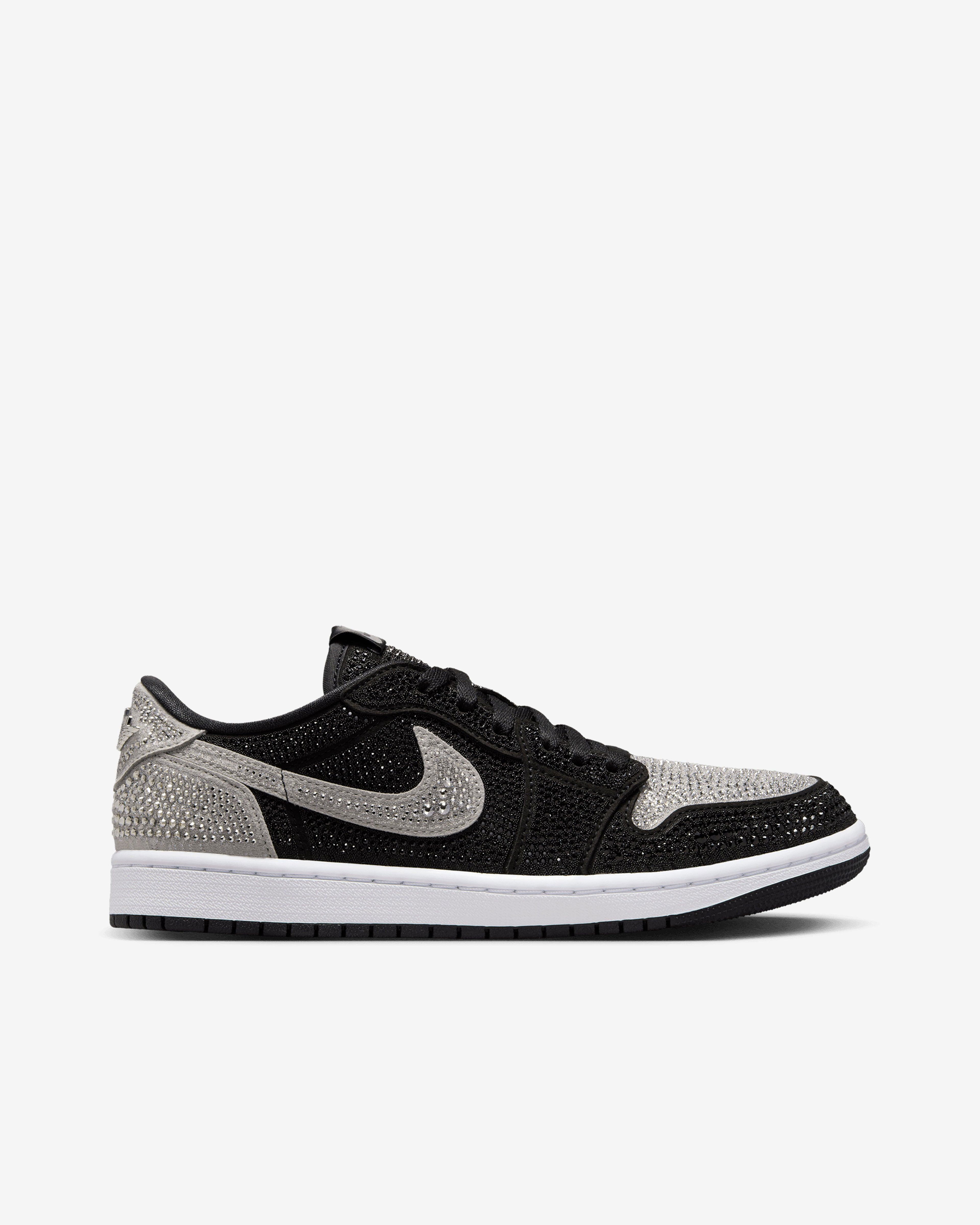 Nike - Women's Air Jordan 1 Retro Low OG with Swarovski® Crystals - (Stealth/Stealth) by NIKE
