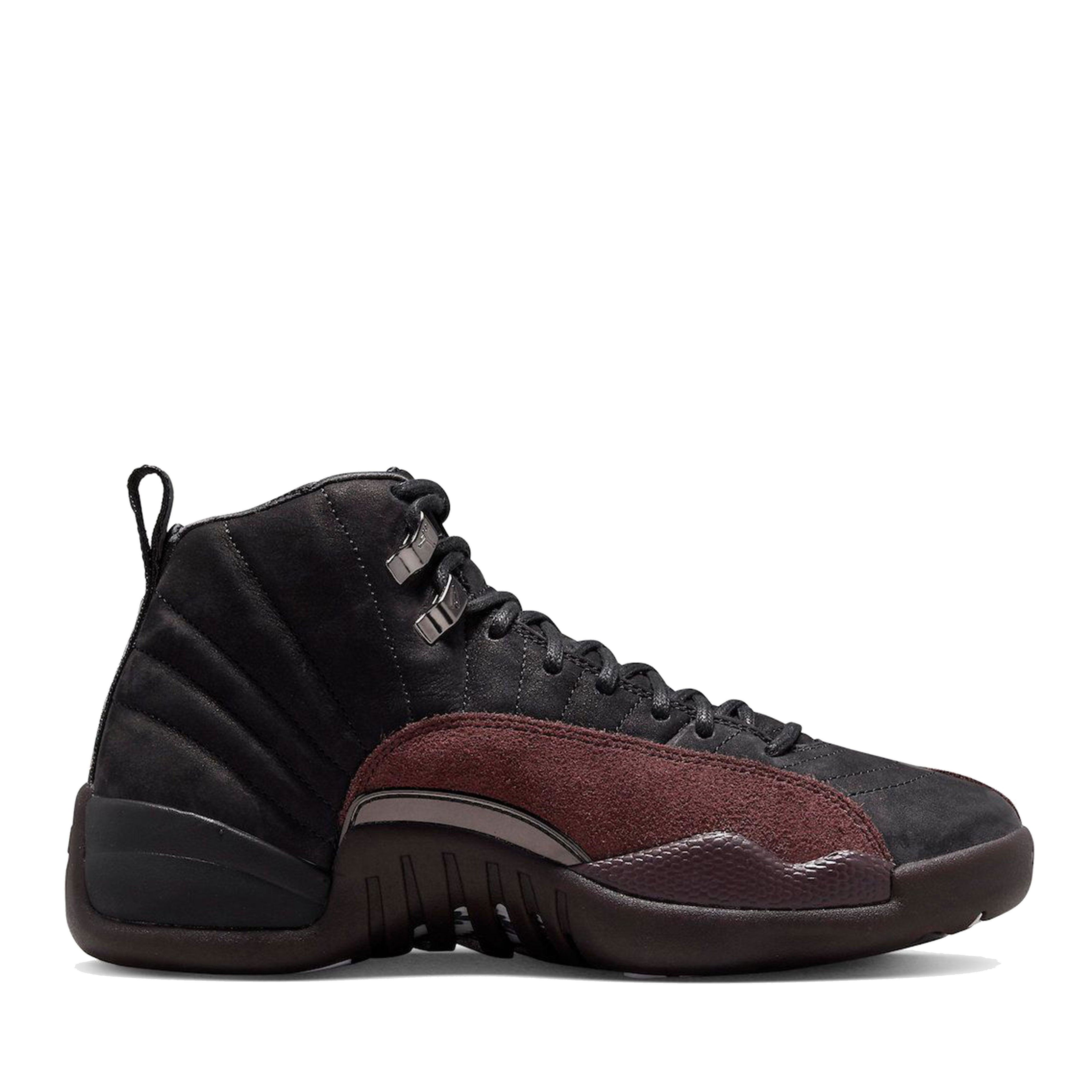 Nike - Women's Air Jordan 12 x A Ma Maniére Sneakers - (Black/Burgundy) by NIKE