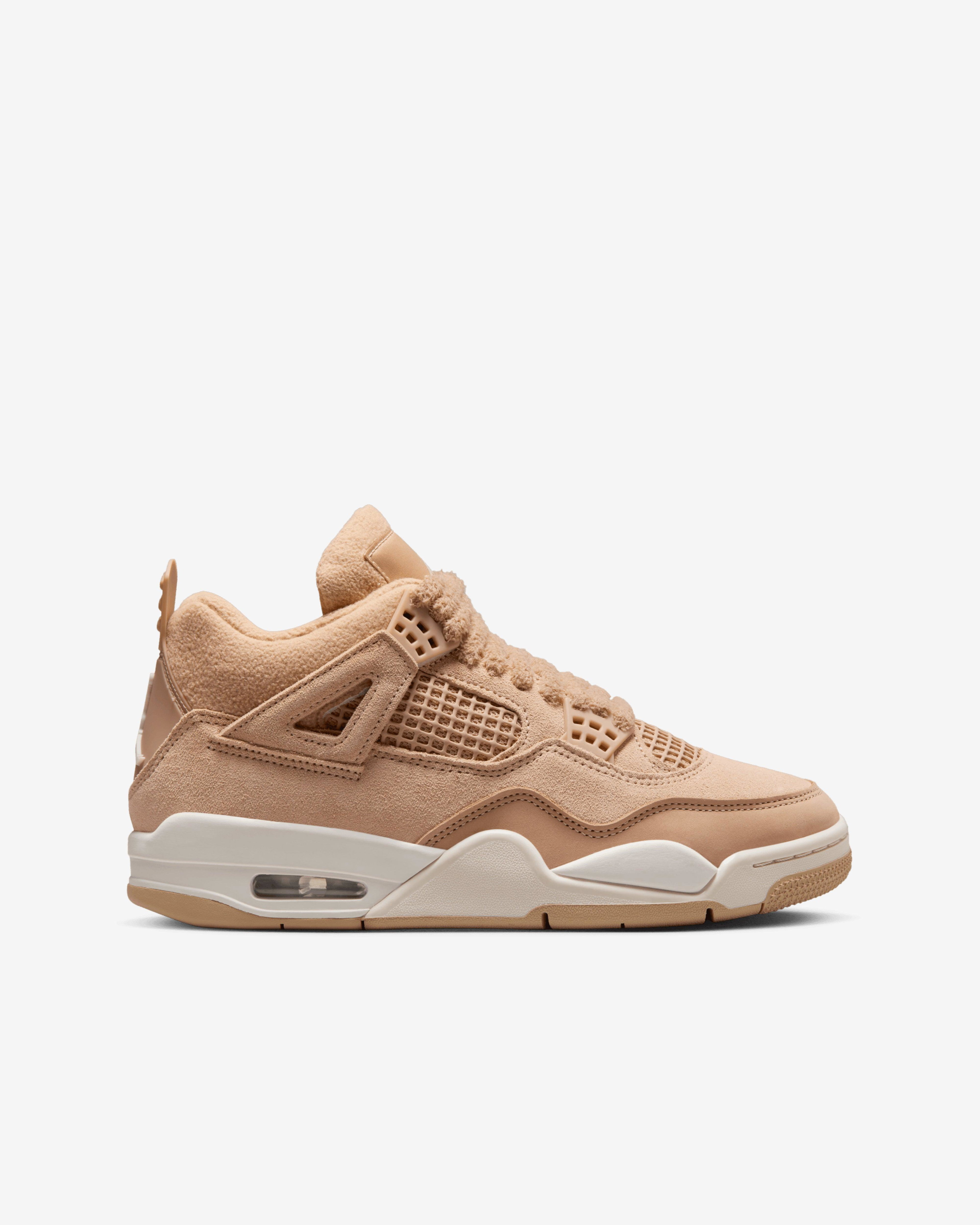 Nike - Women's Air Jordan 4 Retro Sneakers - (Hemp/Light Orewood) by NIKE