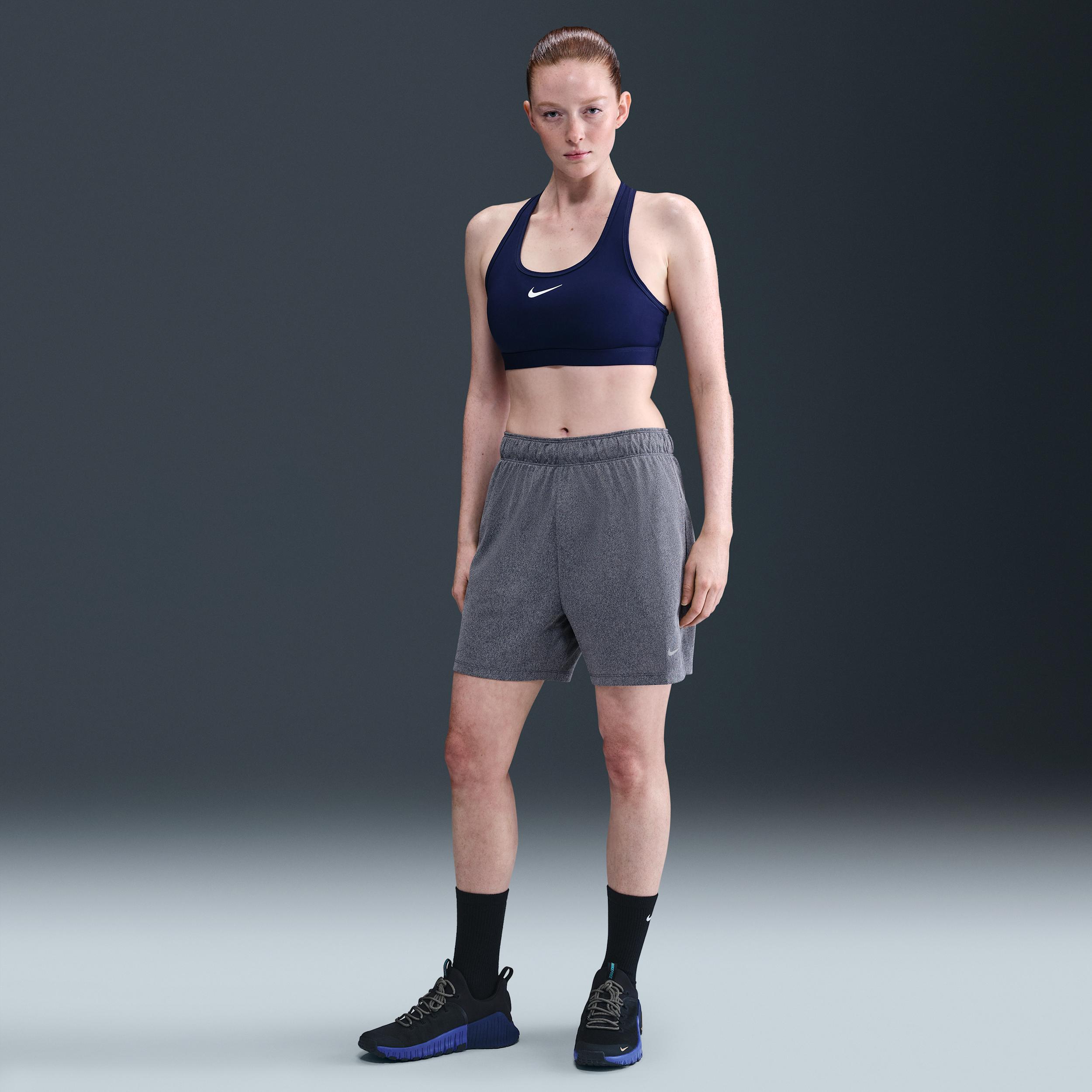 Nike Women's Attack Dri-FIT Fitness Mid-Rise 5" Unlined Shorts by NIKE