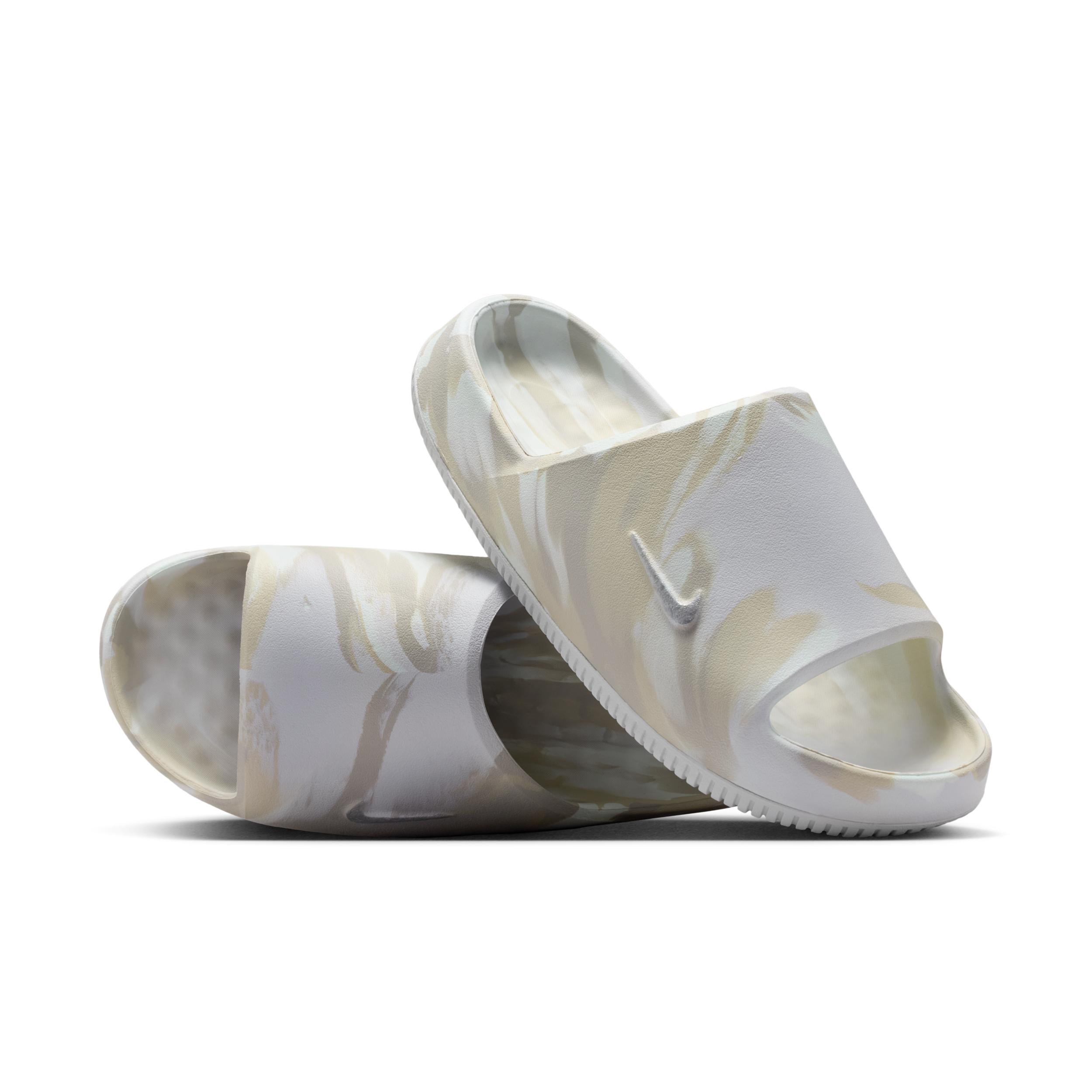 Nike Women's Calm 2.0 Marbled Slides by NIKE