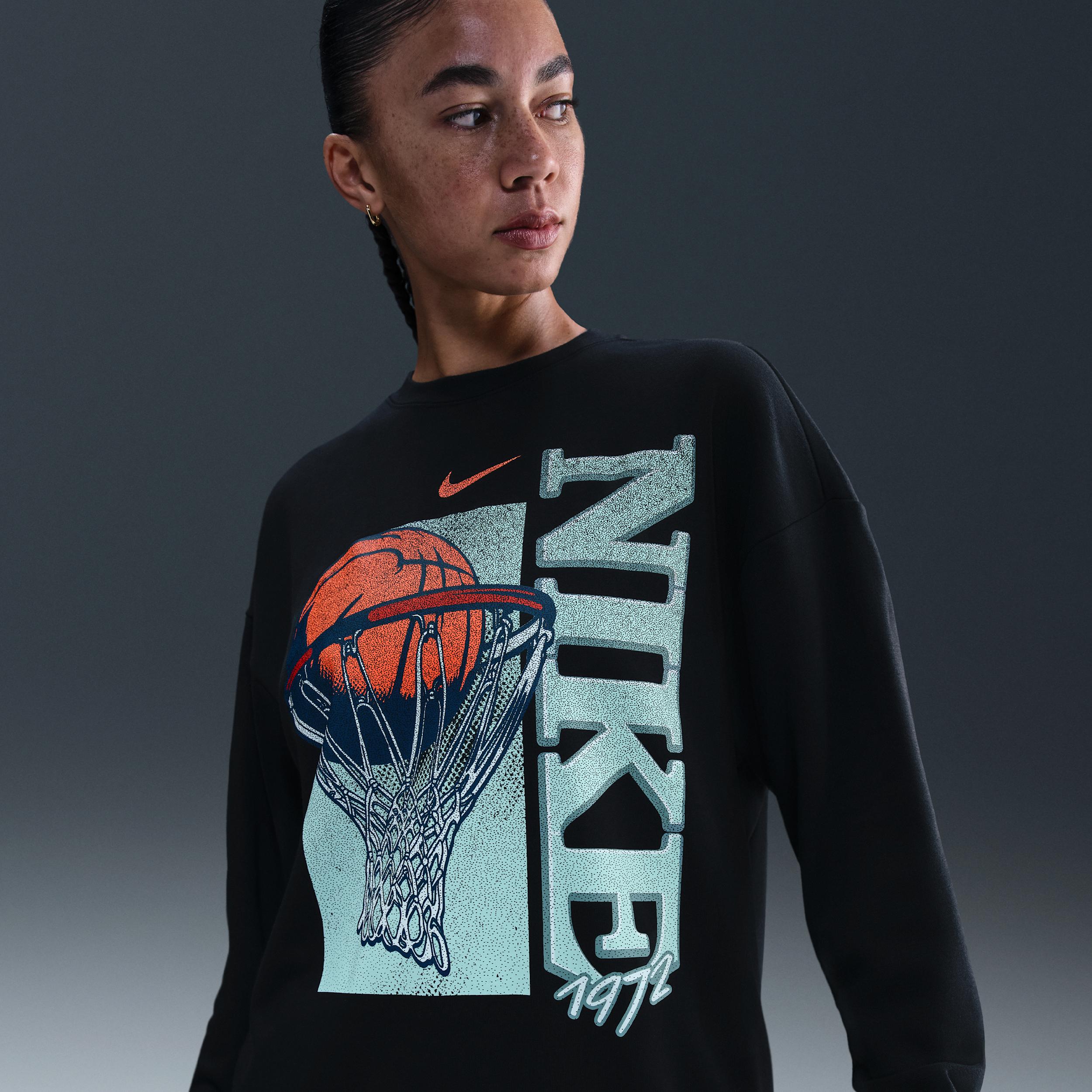 Nike Women's Club Fleece Loose Crew by NIKE