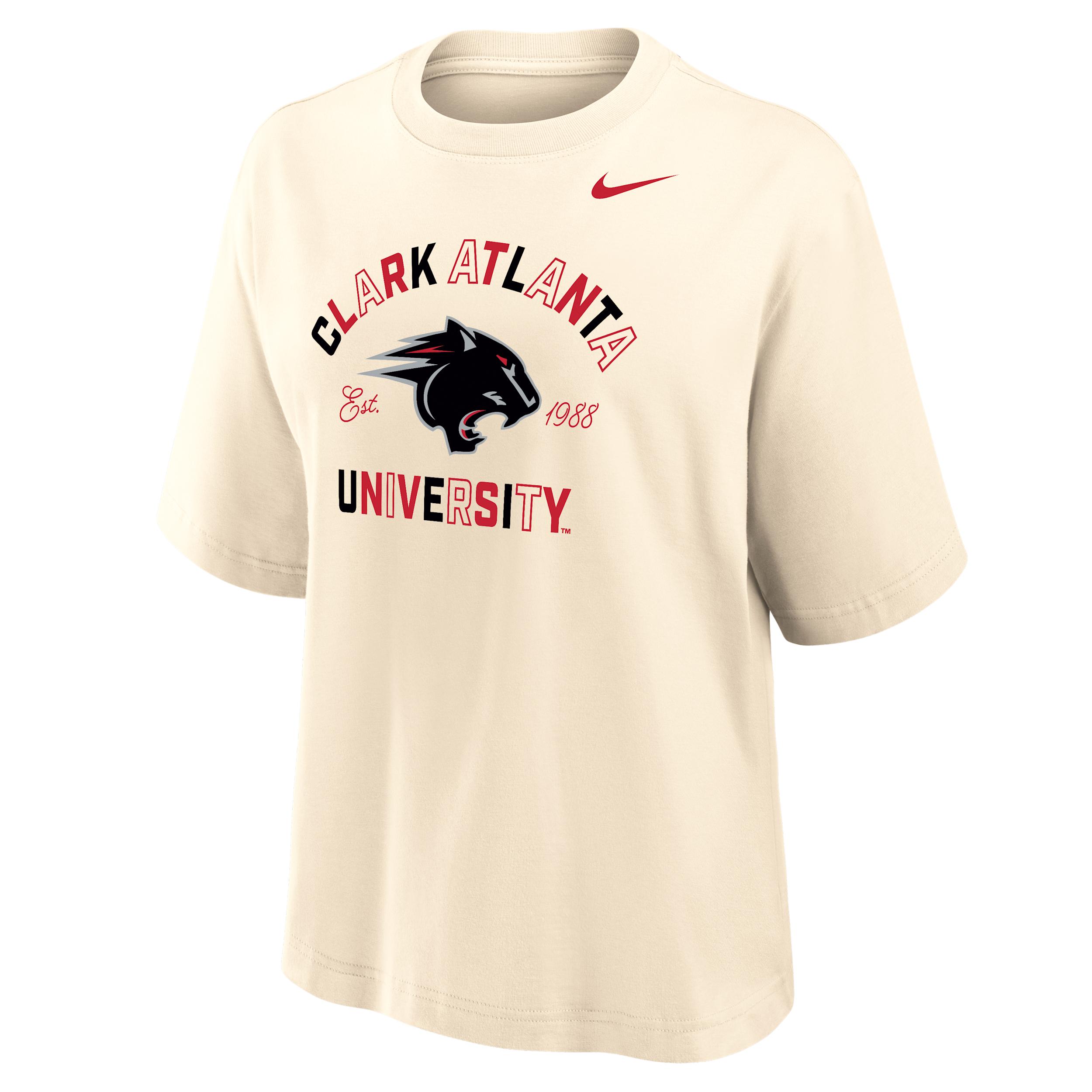 Nike Women's College (Clark Atlanta University) Boxy Cotton T-Shirt by NIKE