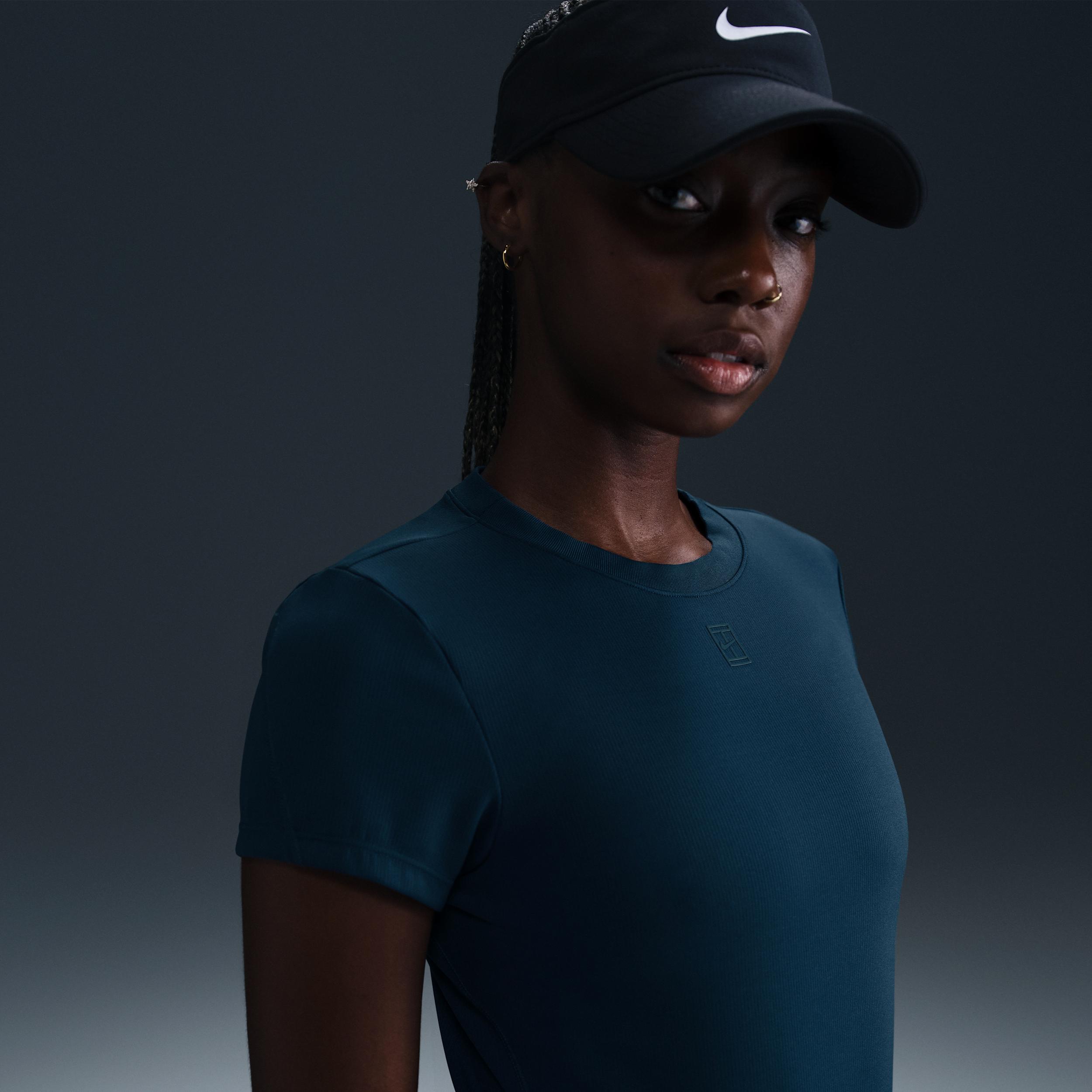Nike Women's Court Advantage Dri-FIT Short-Sleeve Tennis Top by NIKE