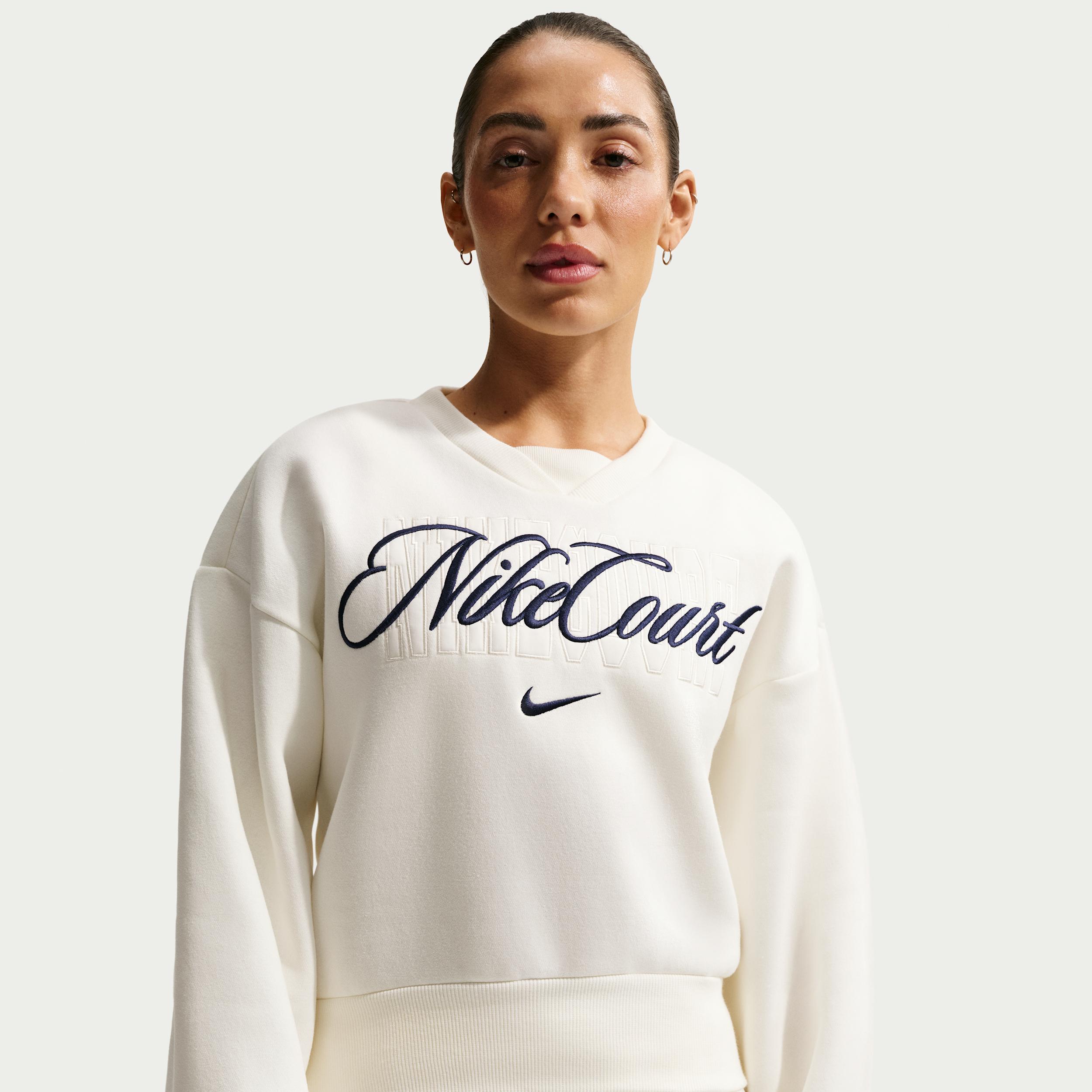 Nike Women's Court Collection Crew-Neck Tennis Top by NIKE