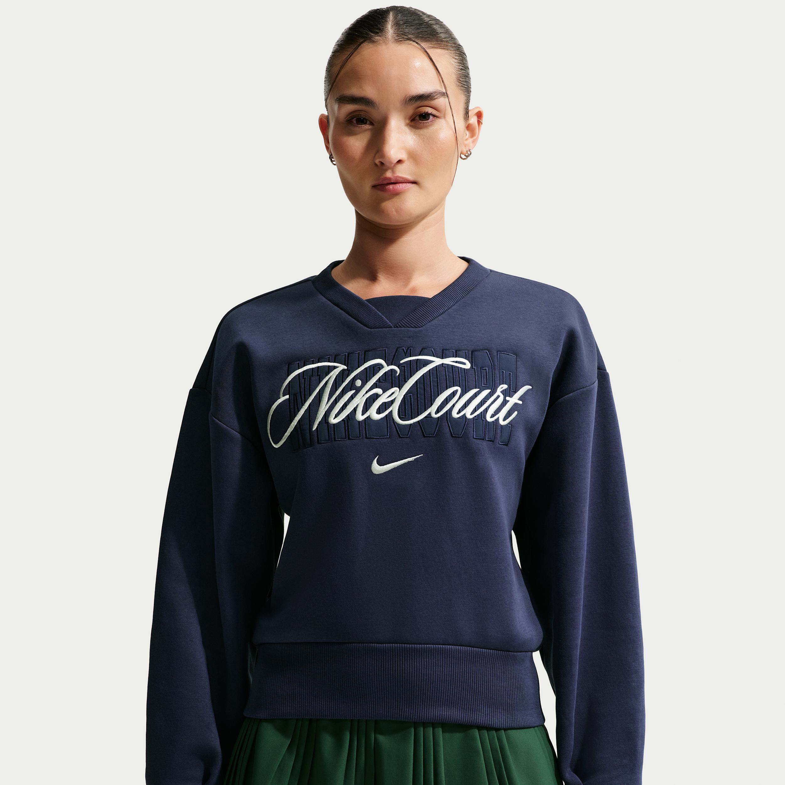 Nike Women's Court Collection Crew-Neck Tennis Top by NIKE