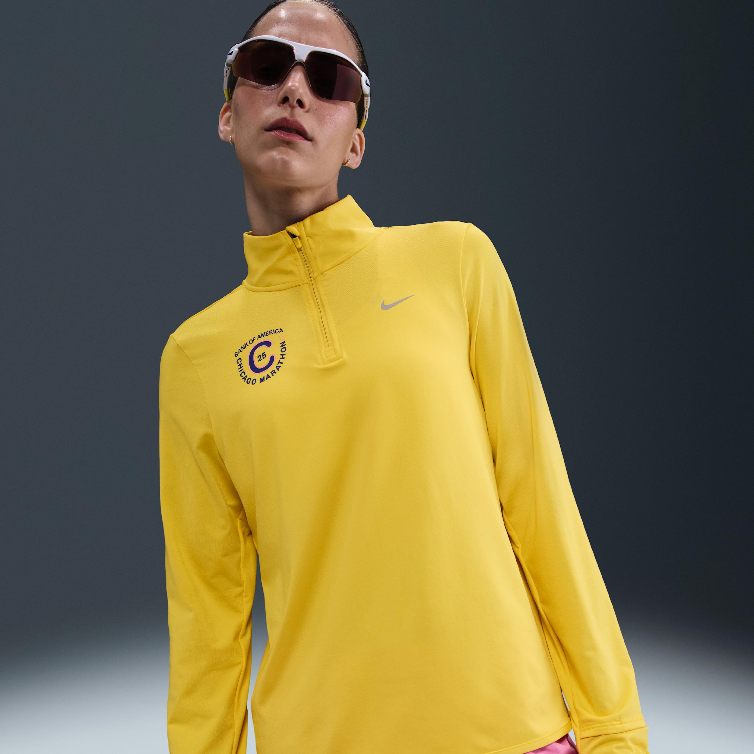 Nike Women's Element Dri-FIT 1/4-Zip Running Top by NIKE