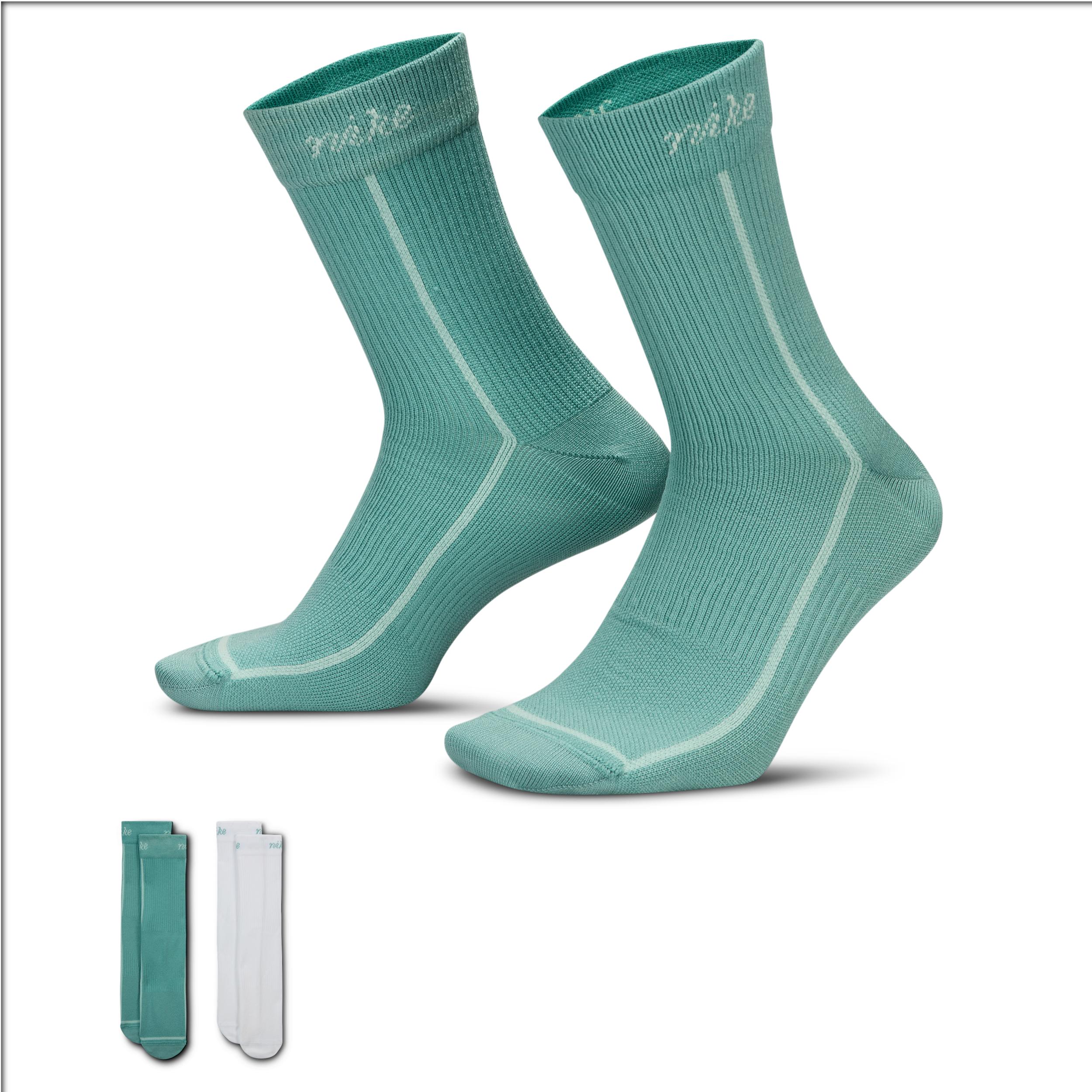 Nike Women's Everyday Plus Lightweight Crew Socks (2-Pair) by NIKE