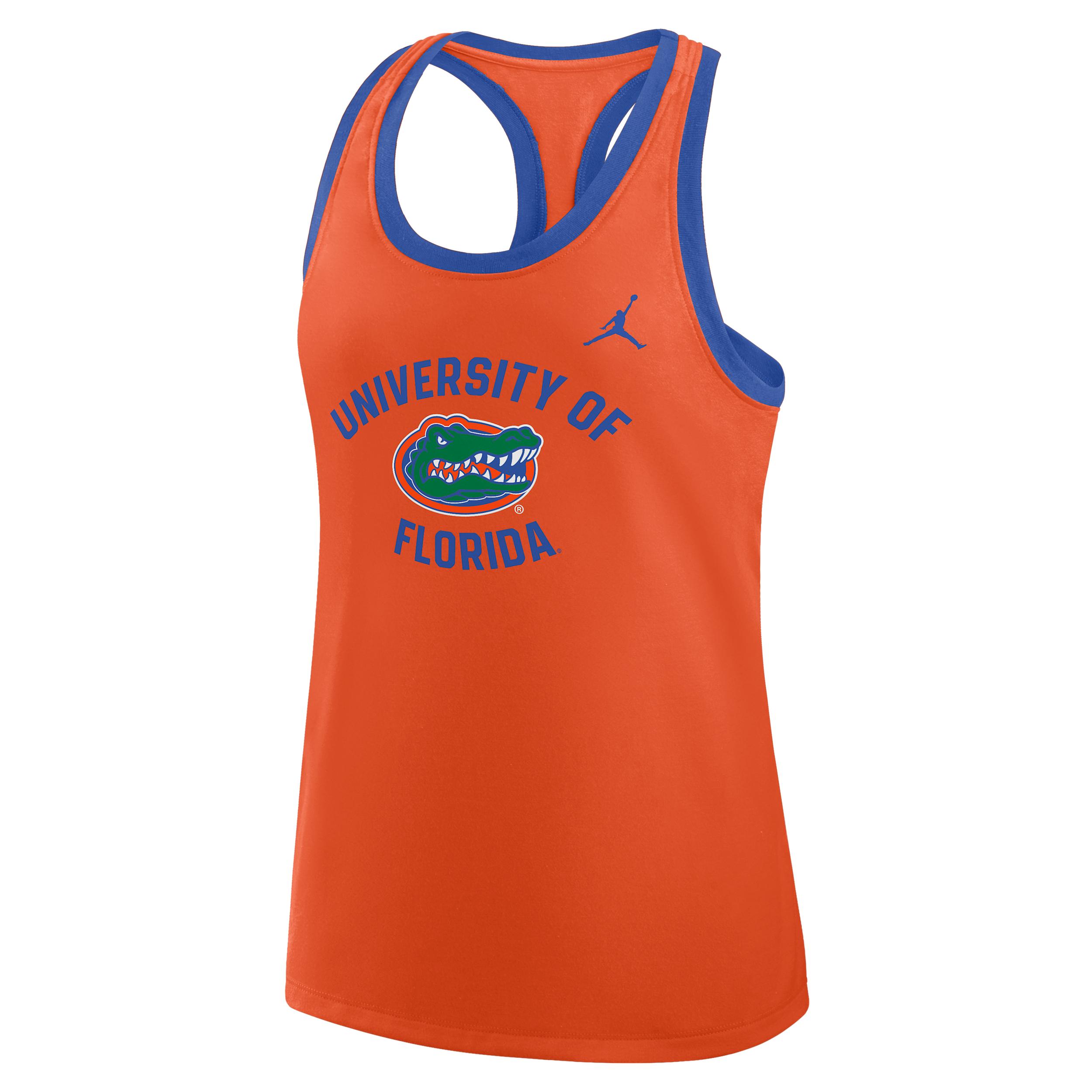 Nike Women's Florida Uni Name Jordan Brand College Racerback Tank Top by NIKE