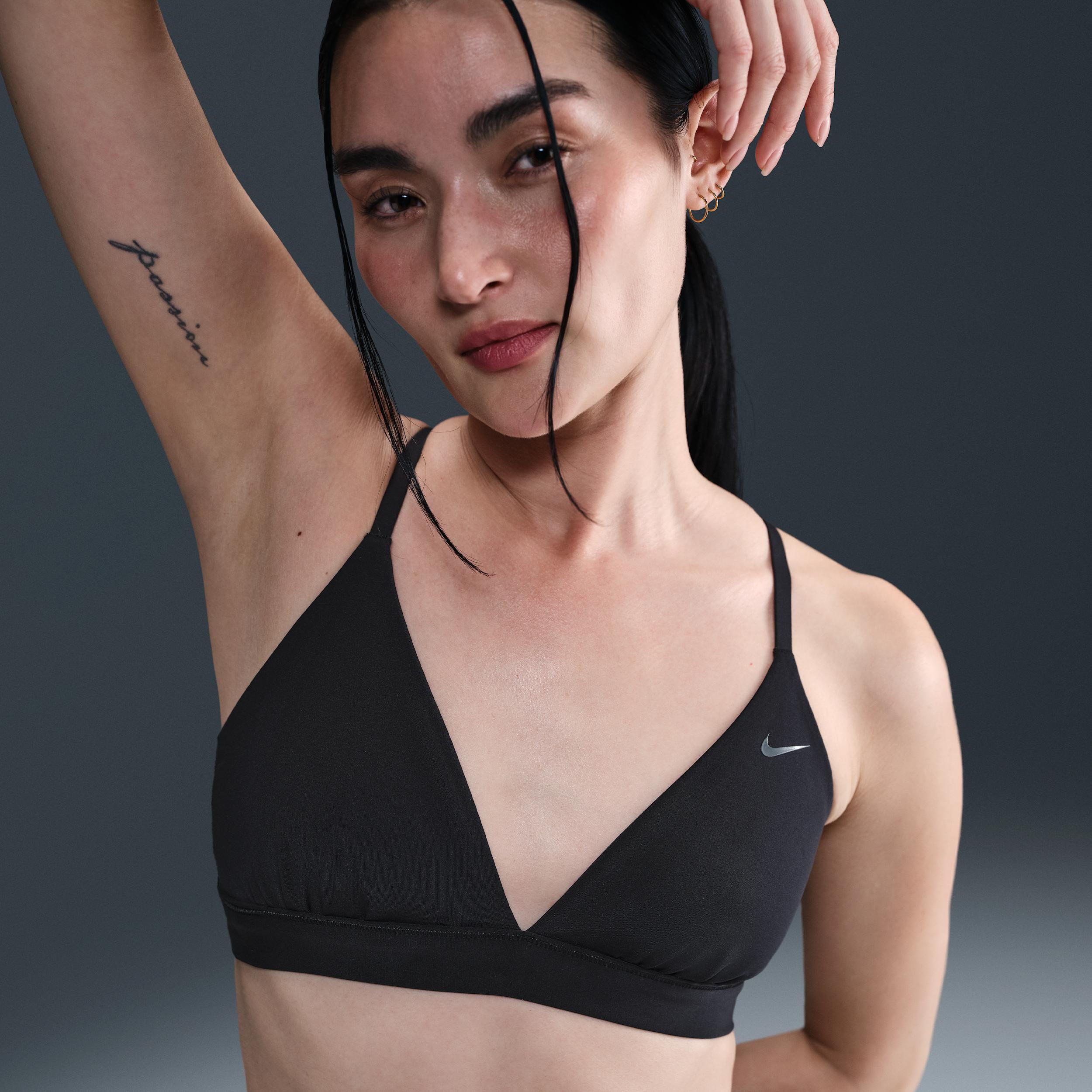 Nike Women's Form Light-Support Non-Padded Triangle Sports Bra by NIKE