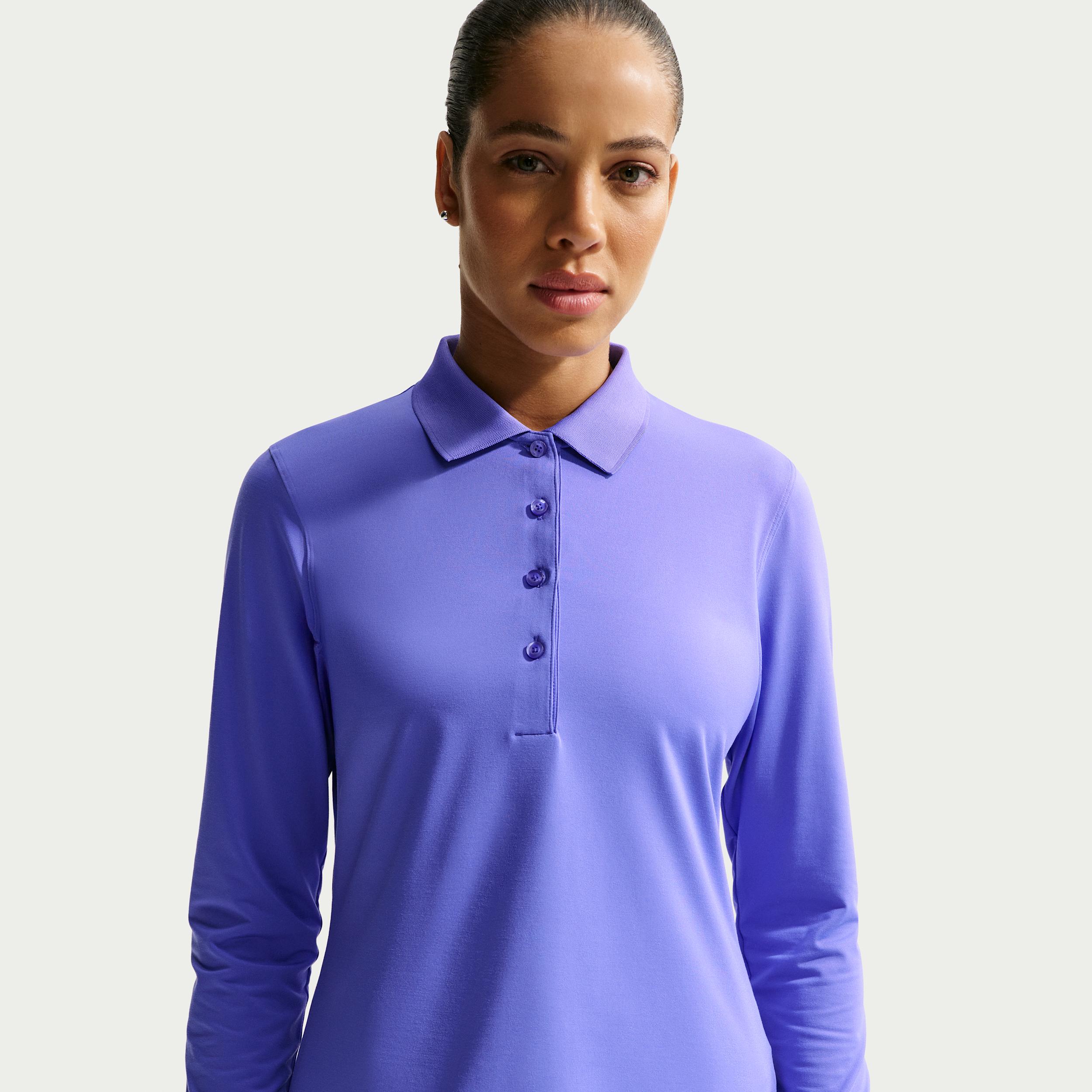 Nike Women's Golf Club Dri-FIT UV Long-Sleeve Golf Polo by NIKE