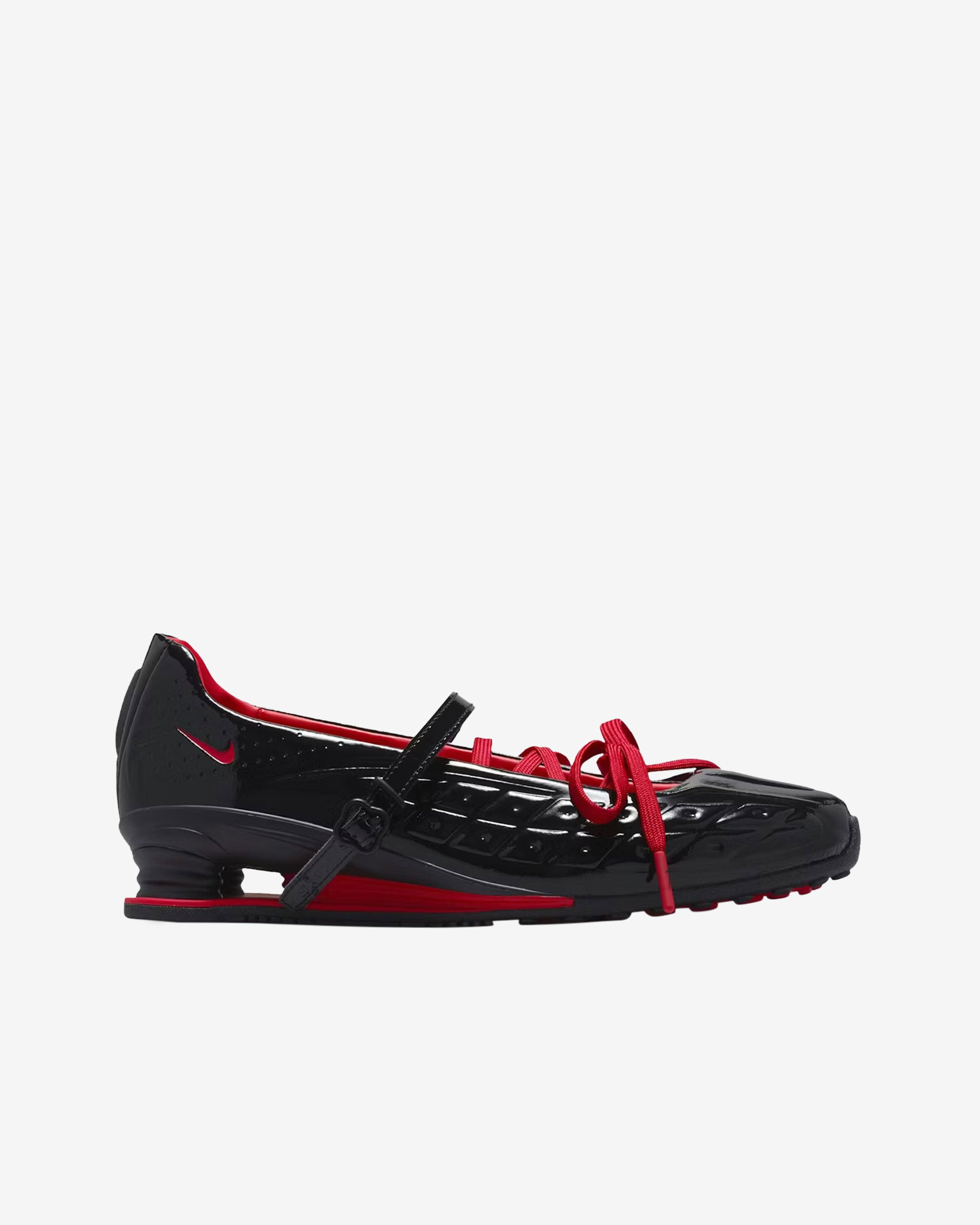 Nike - Women's LABELHOOD Shox Z Calistra Sneakers - (Black/Red) by NIKE
