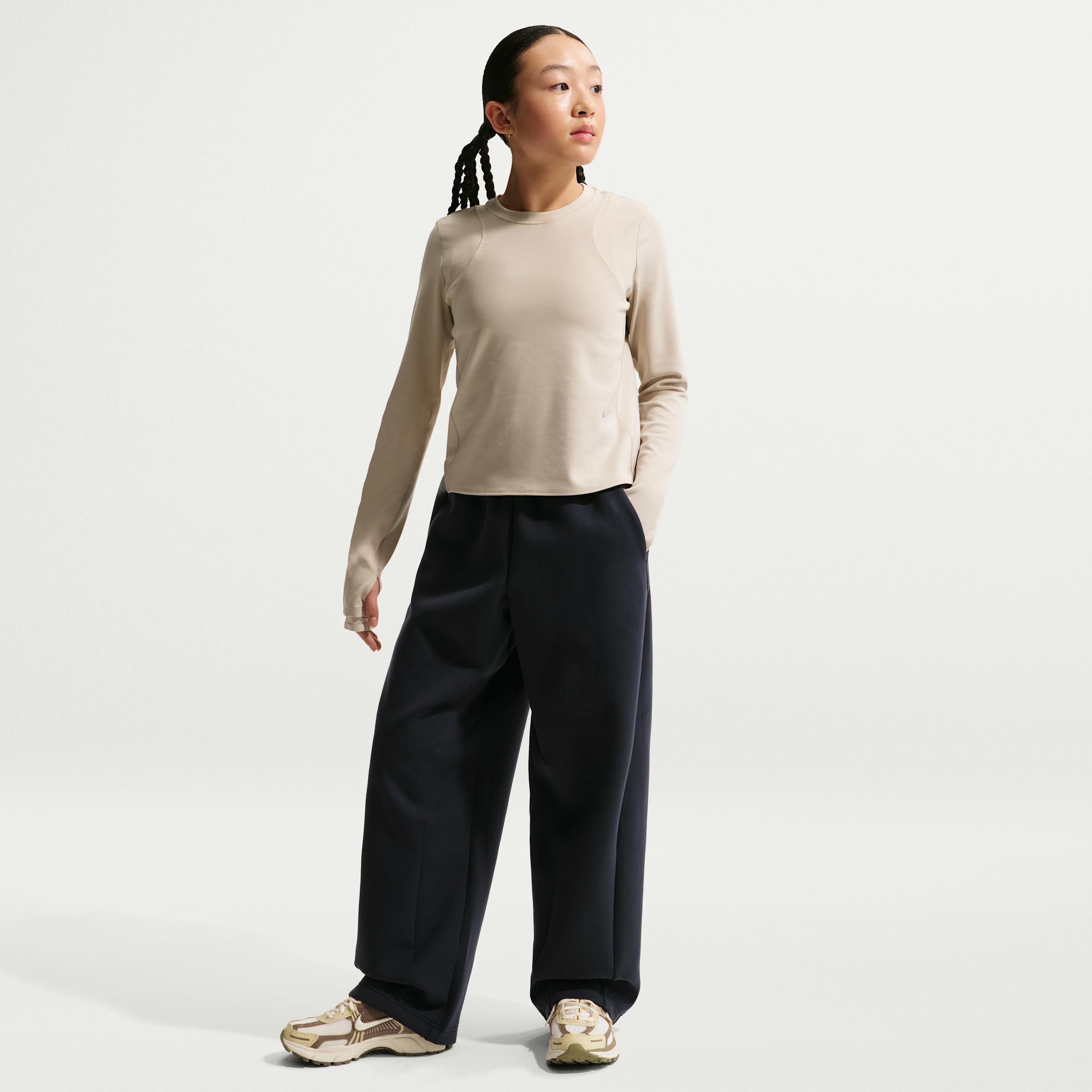 Nike Women's MAVN Girls' High-Rise Therma-FIT Knit Pants by NIKE