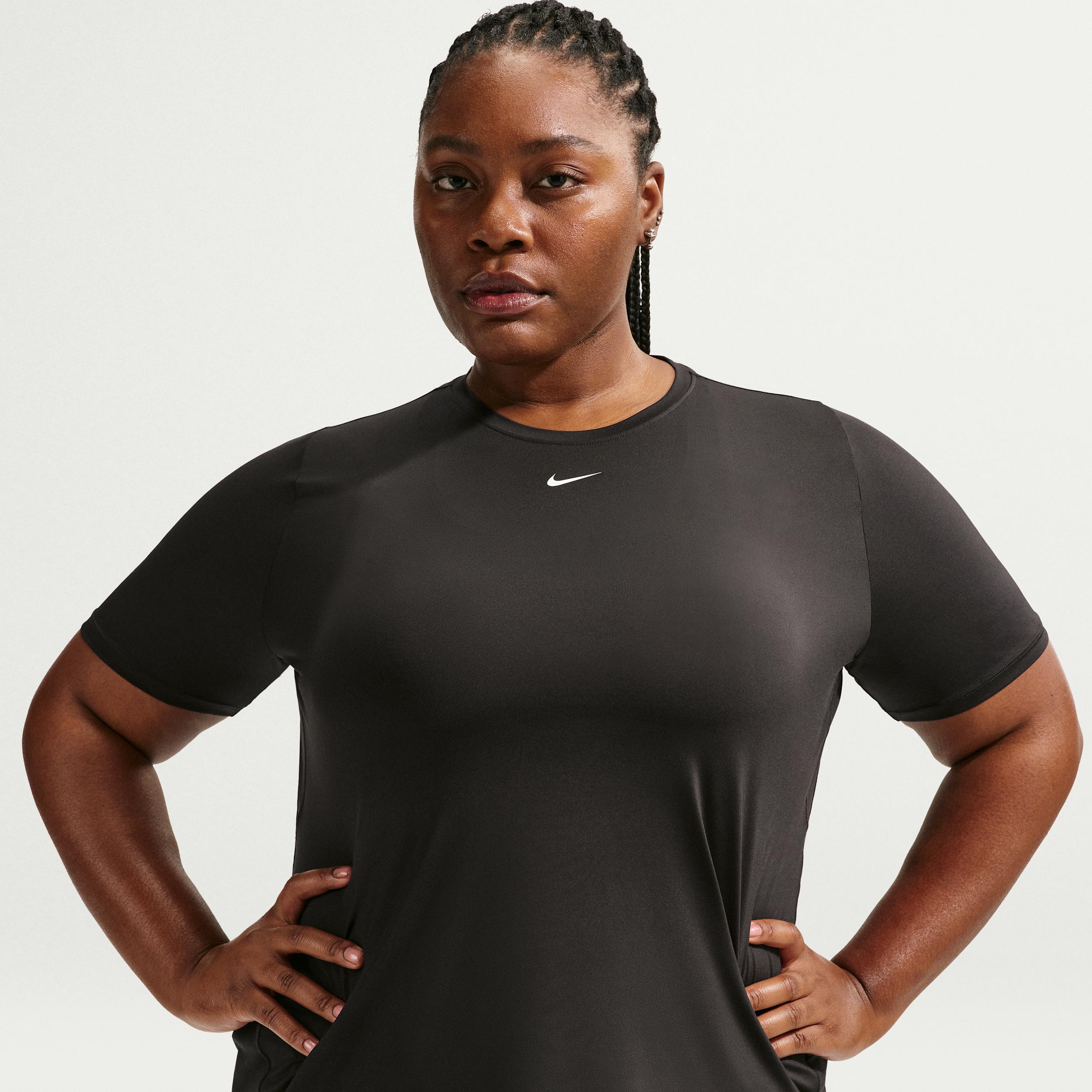 Nike Women's One Classic Dri-FIT Short-Sleeve Top (Plus Size) by NIKE