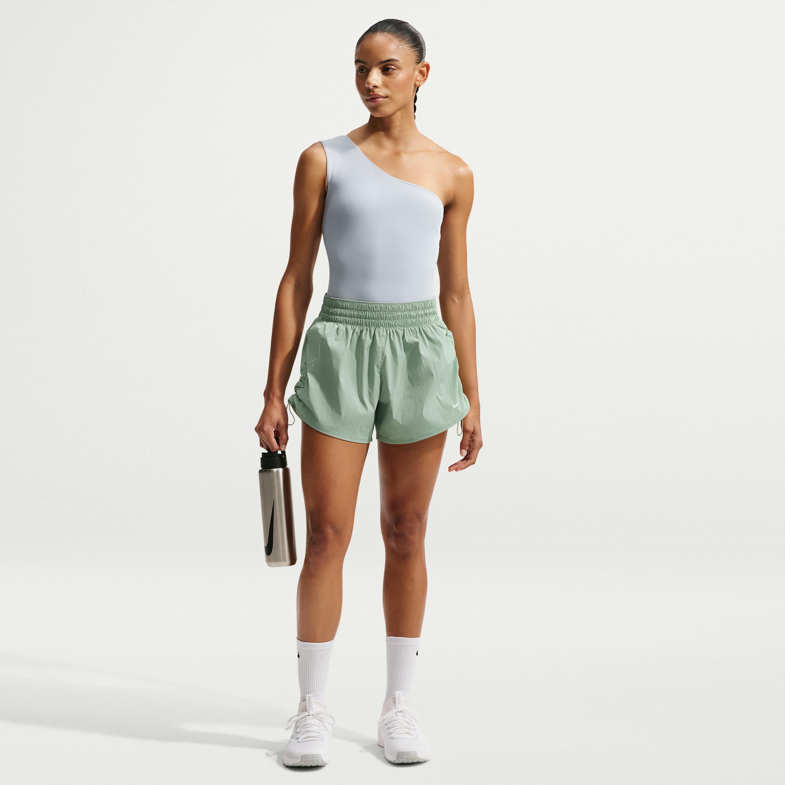 Nike Women's One Dri-FIT Brief-Lined High-Waisted 5" Shorts by NIKE