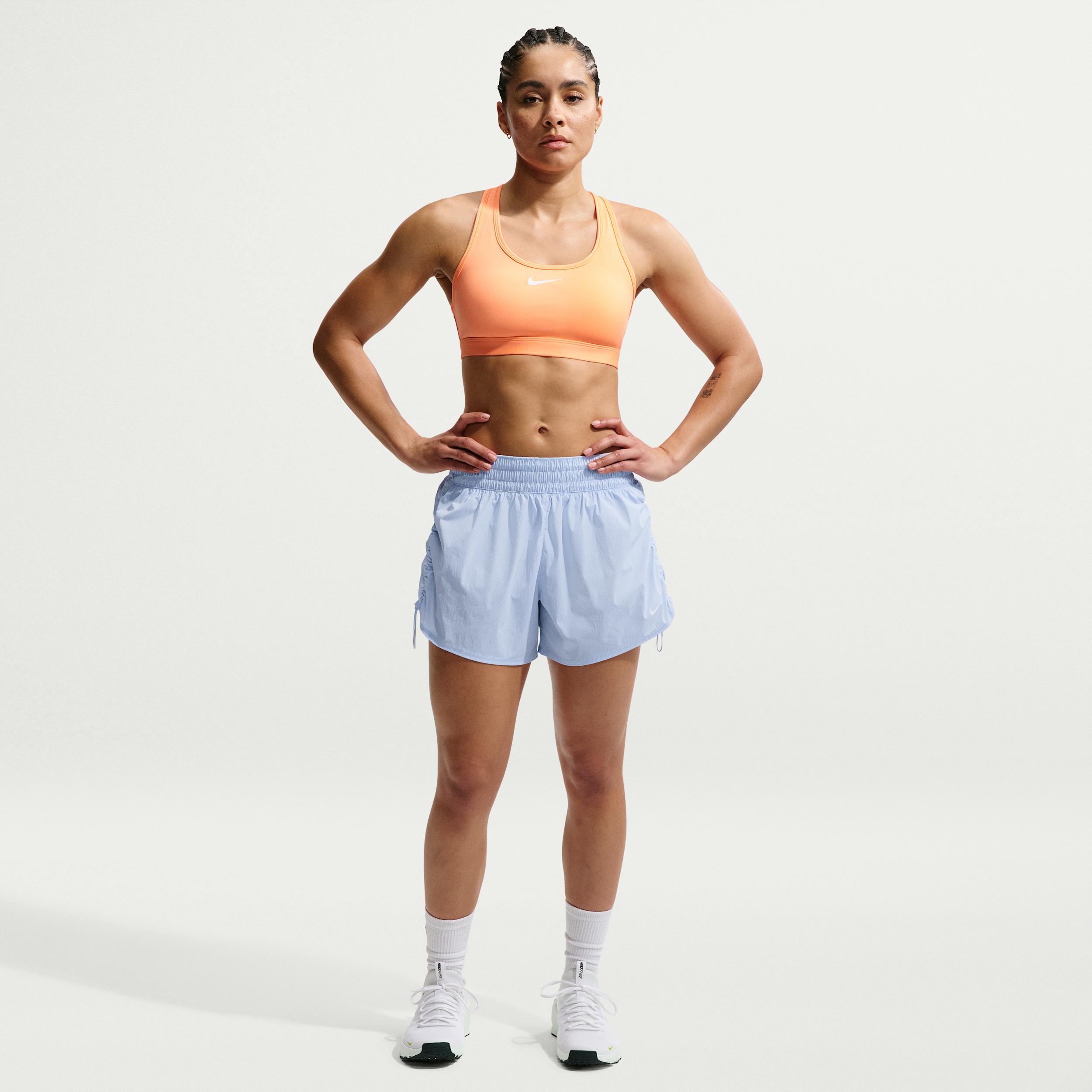 Nike Women's One Dri-FIT Brief-Lined High-Waisted 5" Shorts by NIKE