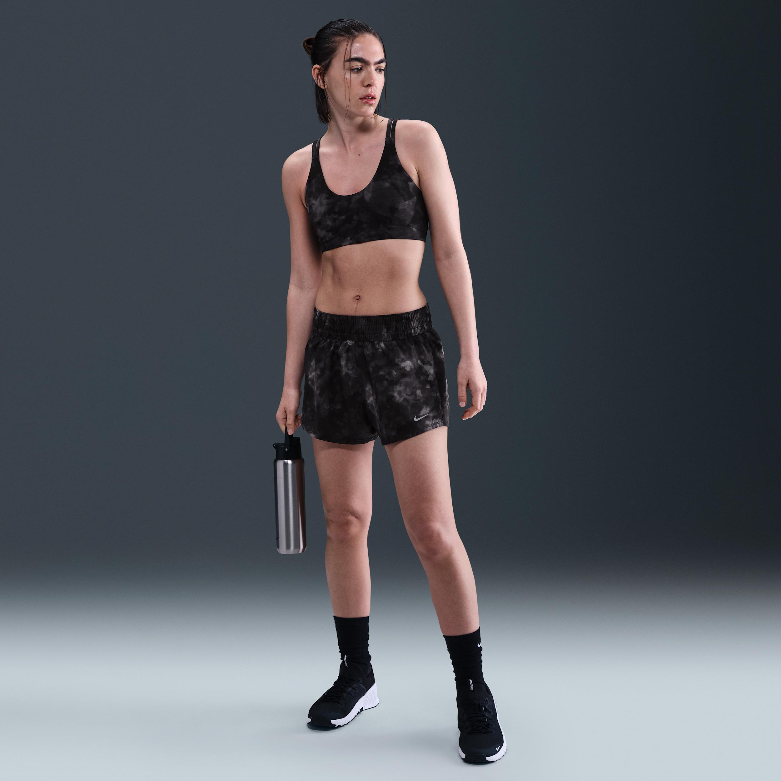 Nike Women's One Dri-FIT Brief-Lined Shorts by NIKE