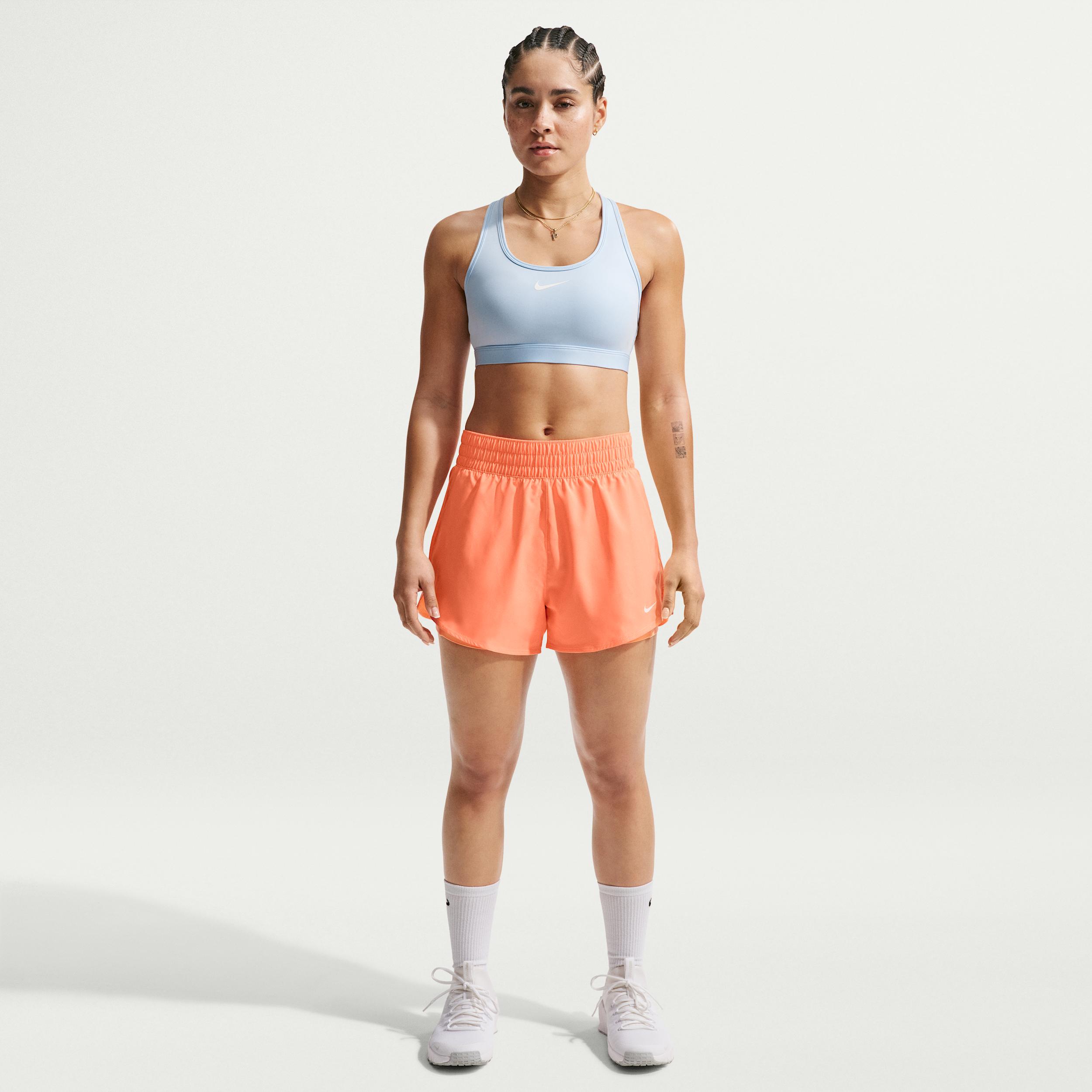 Nike Women's One Dri-FIT High-Waisted 3" 2-in-1 Shorts by NIKE