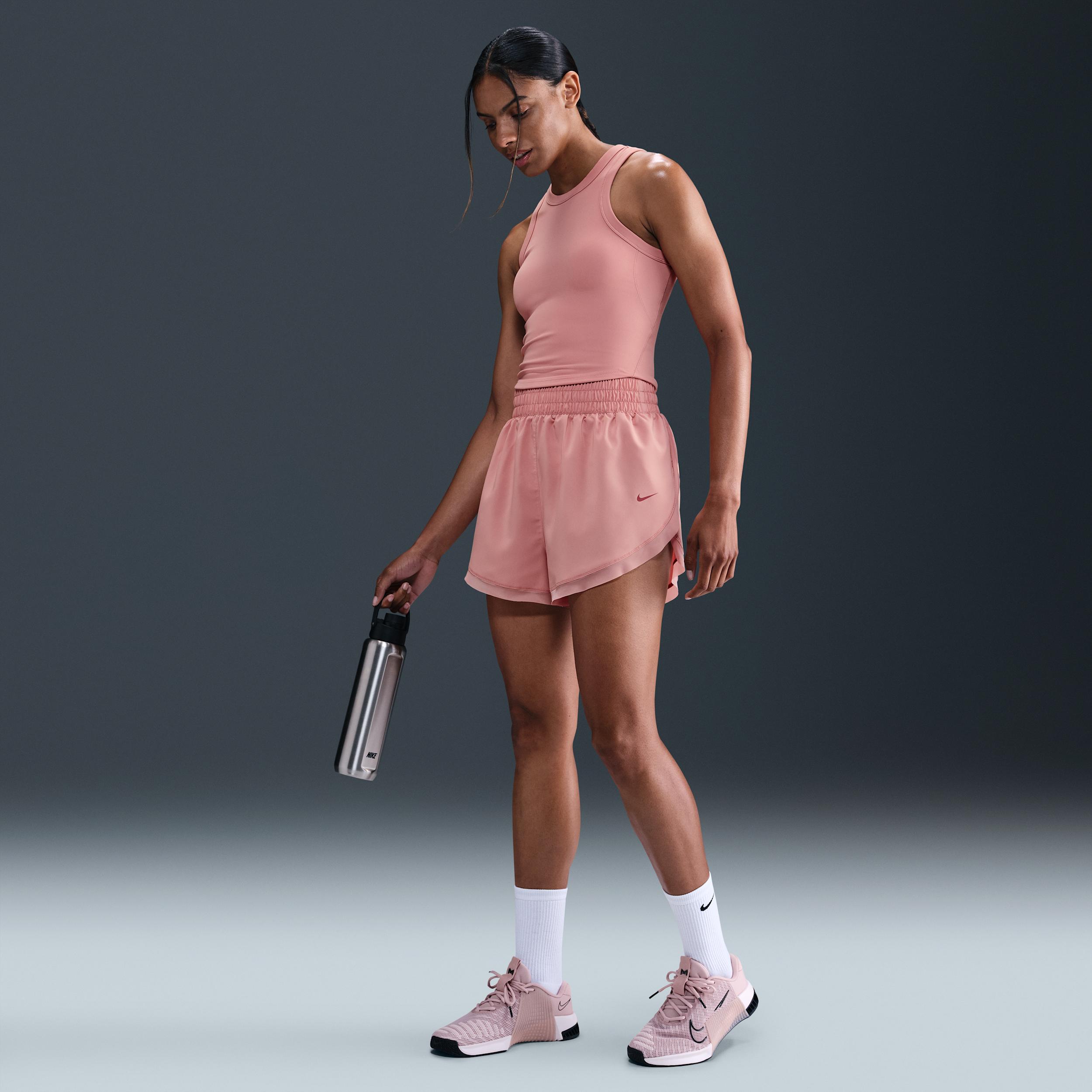 Nike Women's One Dri-FIT Loose 3" Brief-Lined Shorts by NIKE