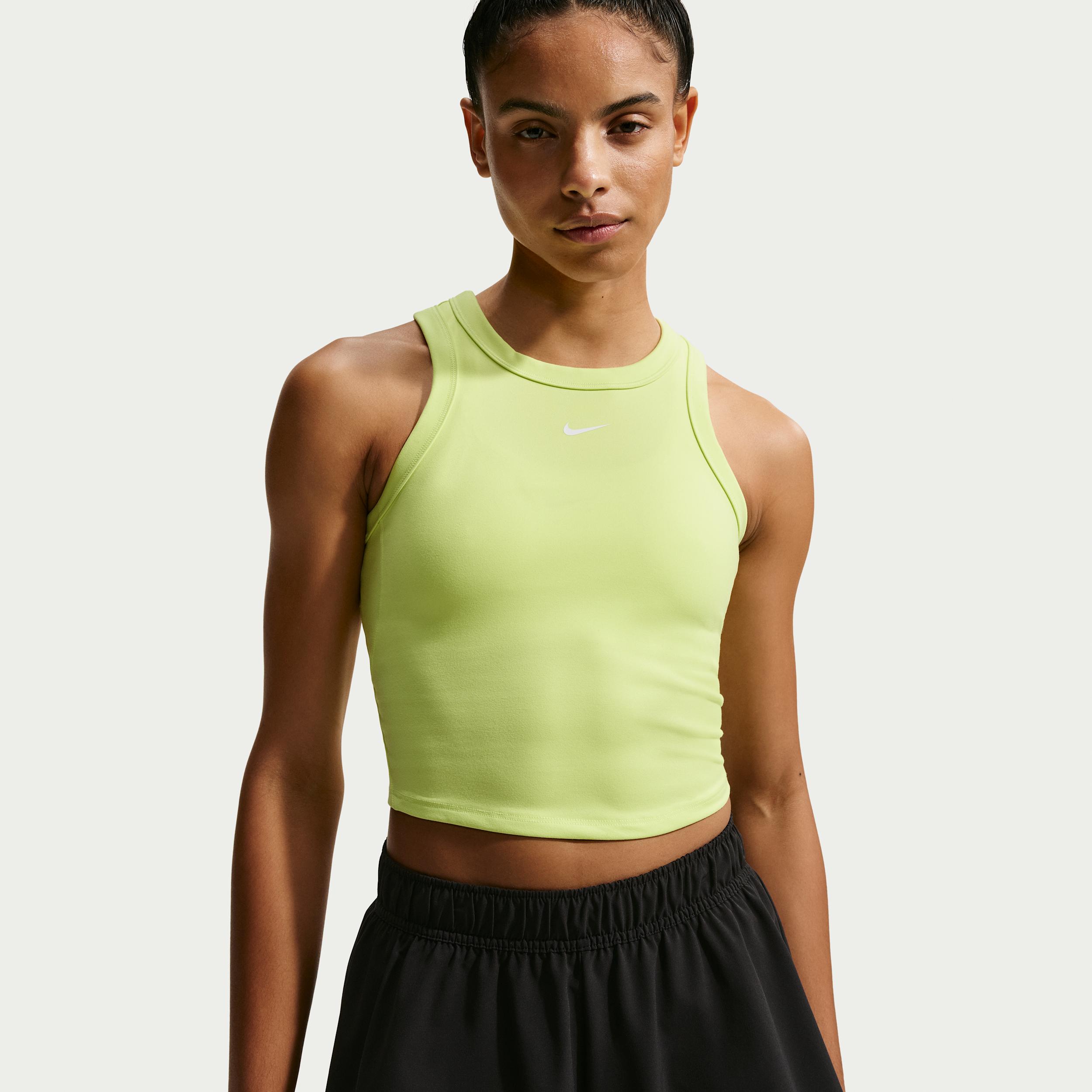 Nike Women's One Fitted Dri-FIT Cropped Tank Top by NIKE