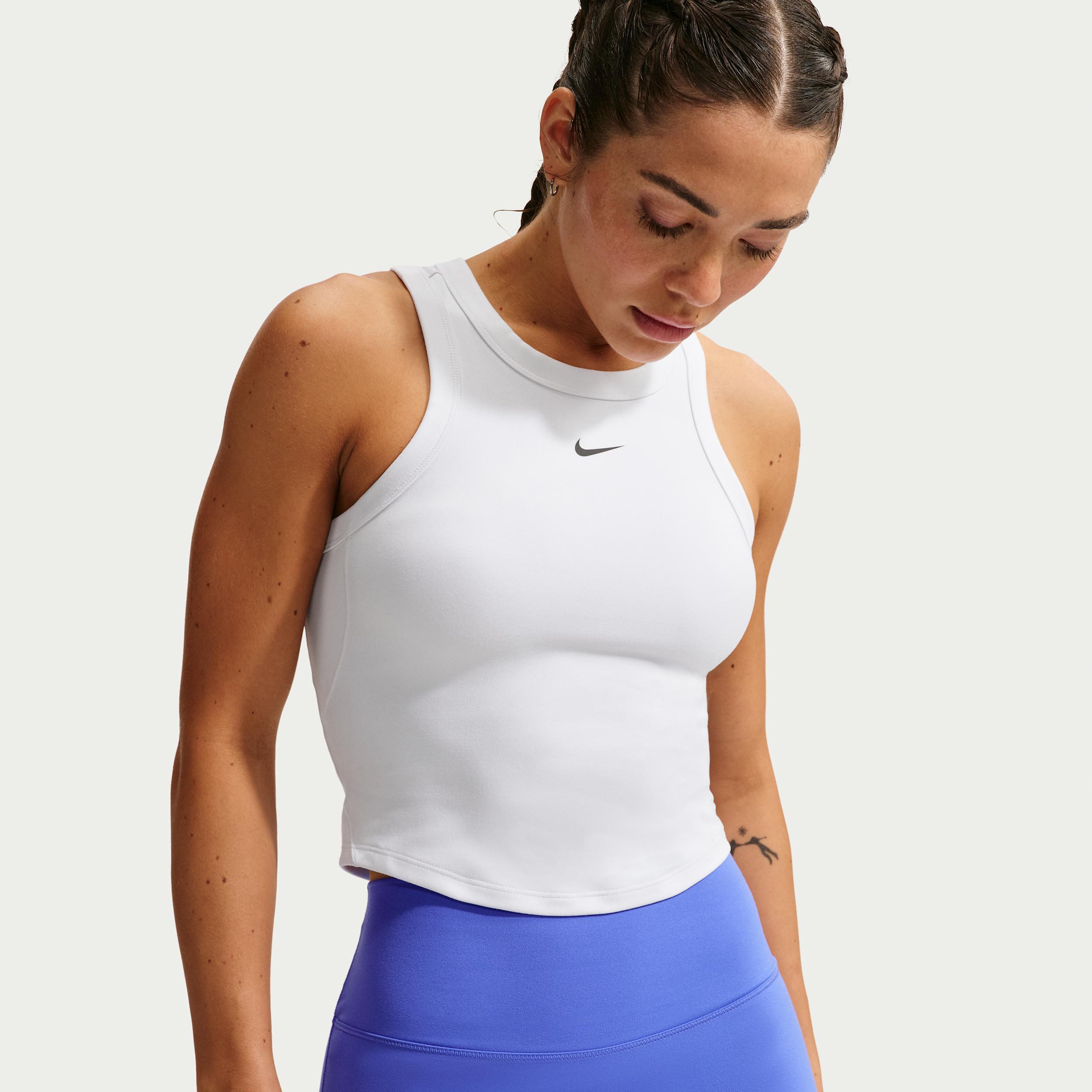 Nike Women's One Fitted Dri-FIT Cropped Tank Top by NIKE