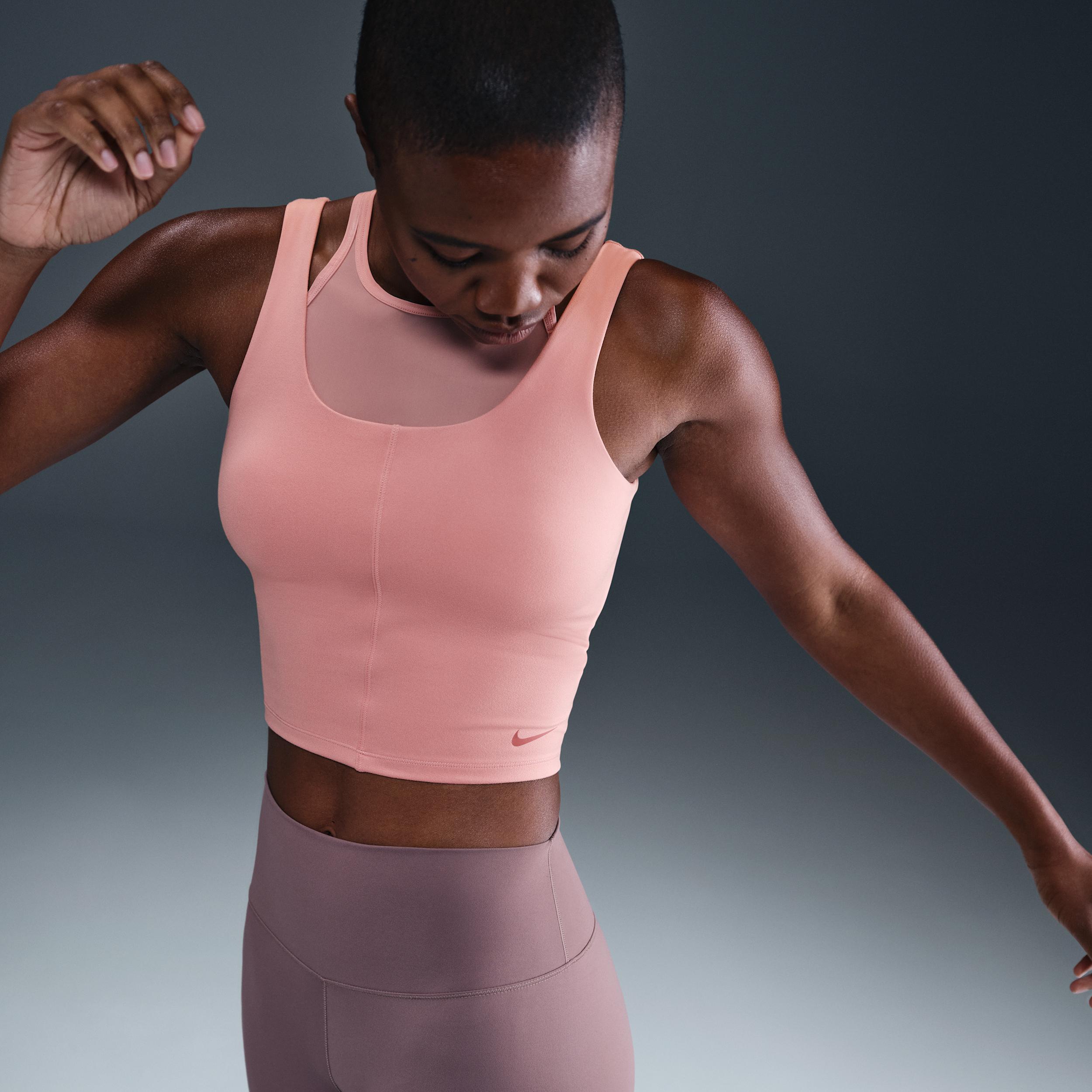 Nike Women's One Fitted Dri-FIT Cropped Tank Top by NIKE