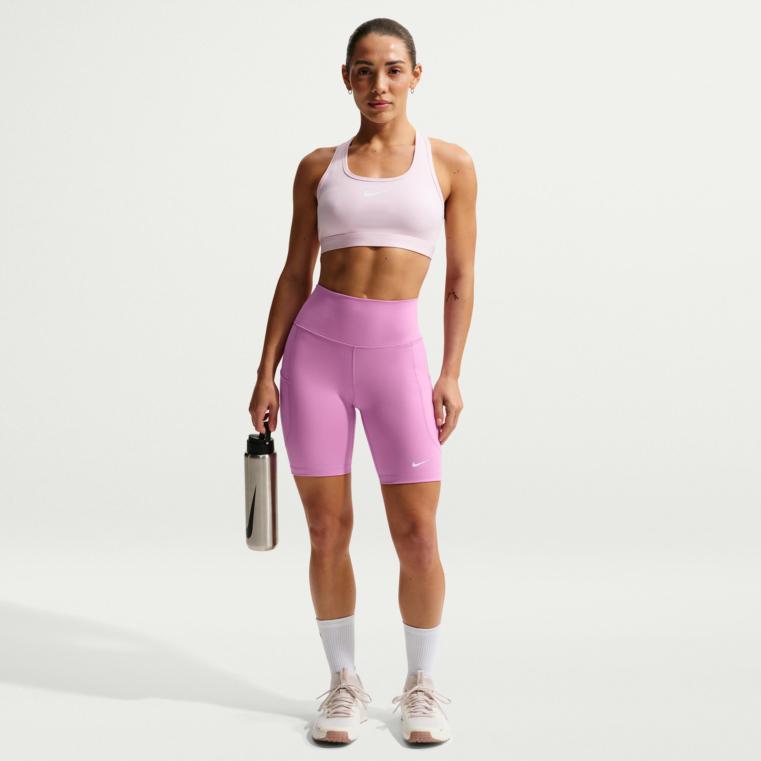 Nike Women's One High-Waisted 8" Biker Shorts with Pockets by NIKE